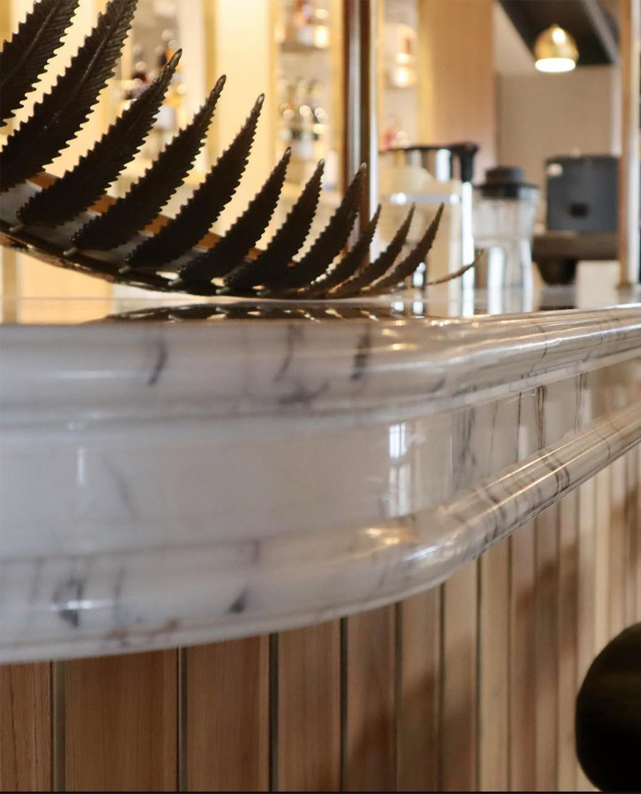 Our Custom Project For Interior Designer - Calacatta Marble – A Timeless Choice for Custom Bar Counter Design