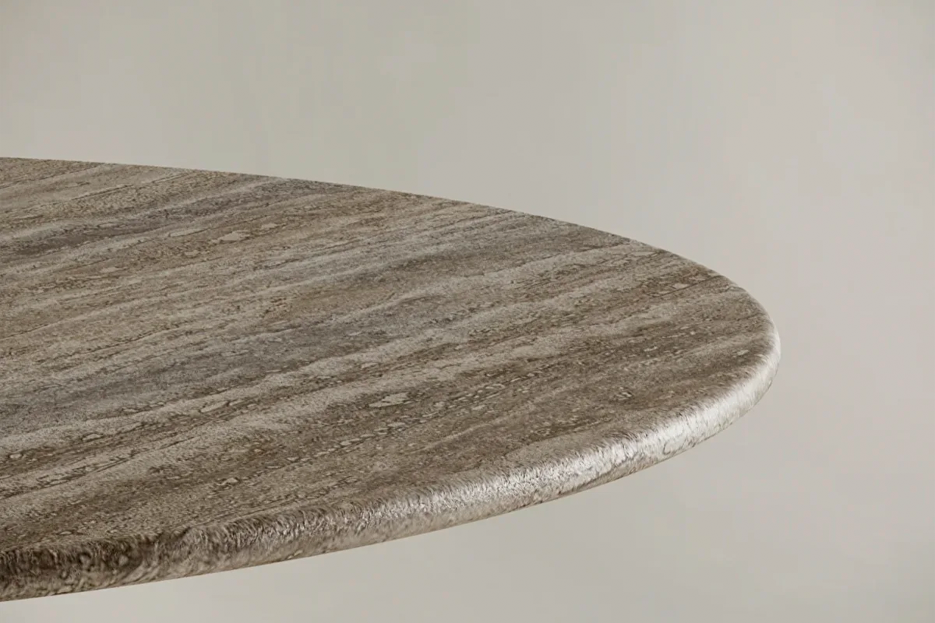 Mistline Travertine Round Table