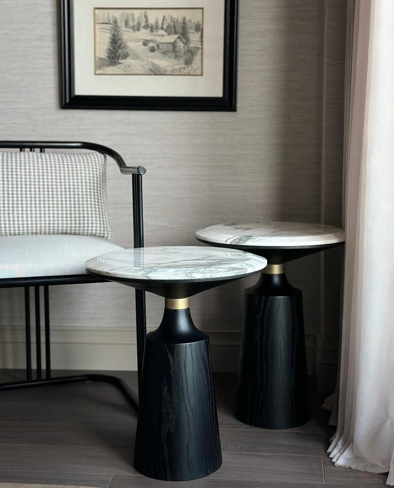 Our Custom Project For Interior Designer - Arabescato Corchia Marble – A Premium Choice for Custom Side Tables
