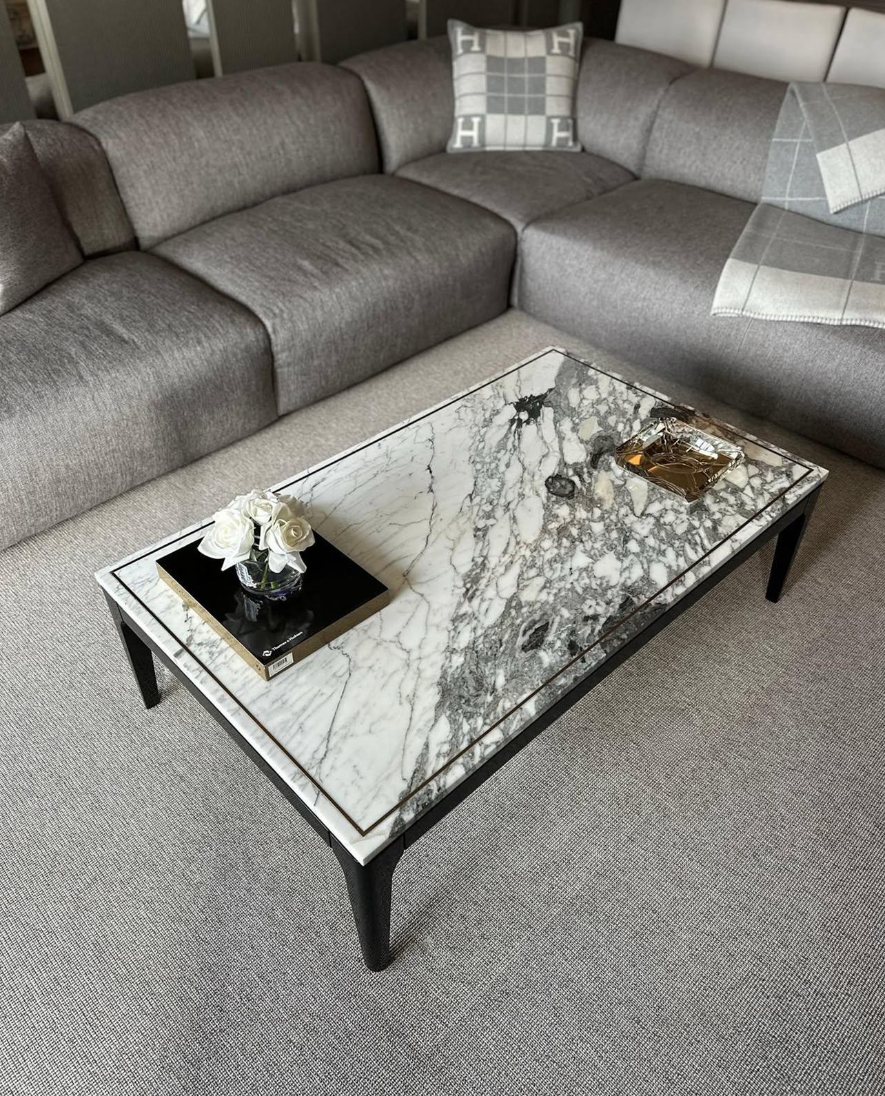 Our Custom Project For Interior Designer - Arabescato Corchia Marble – A Luxurious Choice for Custom Coffee Tables