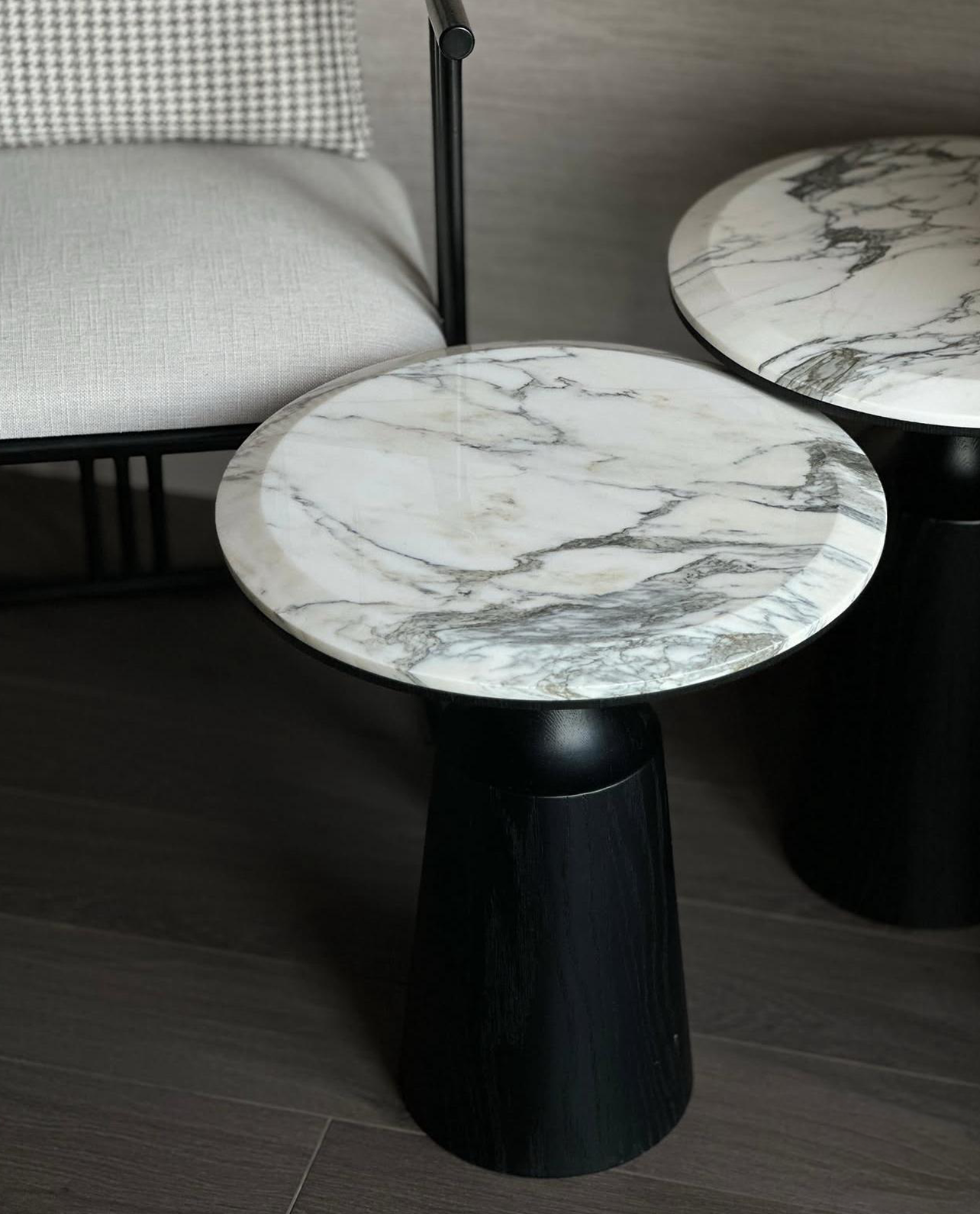 Our Custom Project For Interior Designer - Arabescato Corchia Marble – A Premium Choice for Custom Side Tables