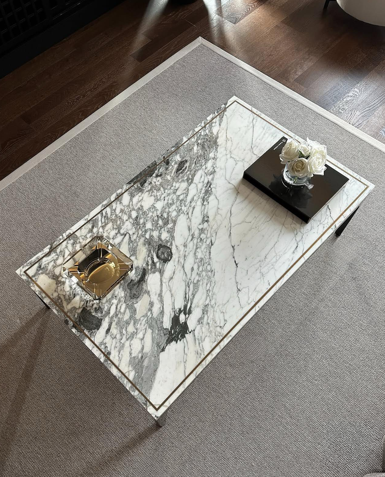 Our Custom Project For Interior Designer - Arabescato Corchia Marble – A Luxurious Choice for Custom Coffee Tables
