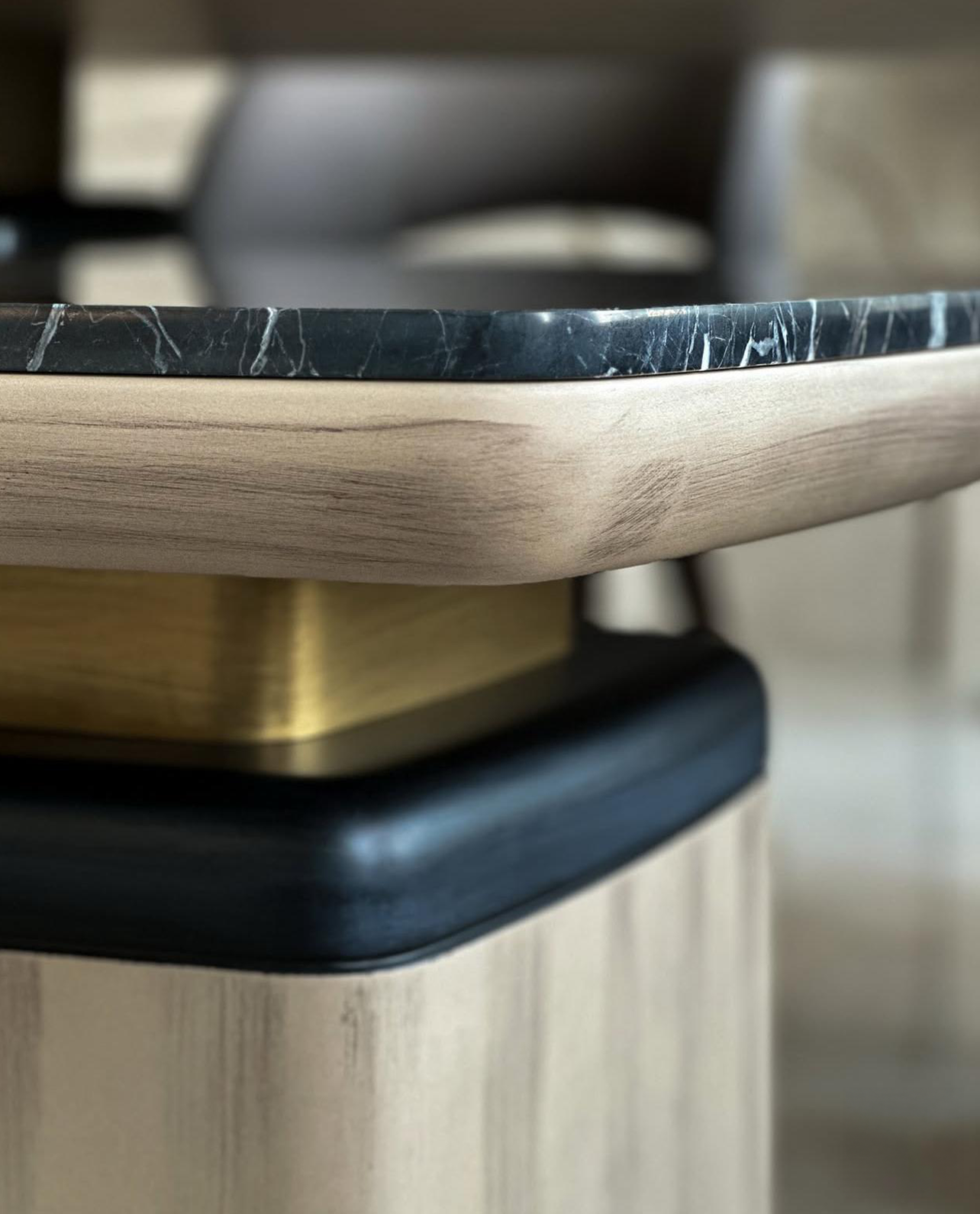 Our Custom Project For Interior Designer - Bruno Perla Marble – A Sophisticated Choice for Custom Side Tables