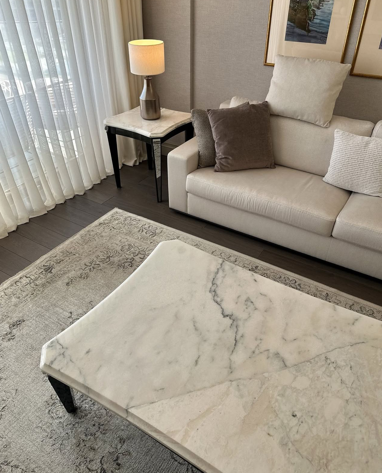 Our Custom Project For Interior Designer - Violet Marble – A Luxurious Choice for Custom Coffee Tables
