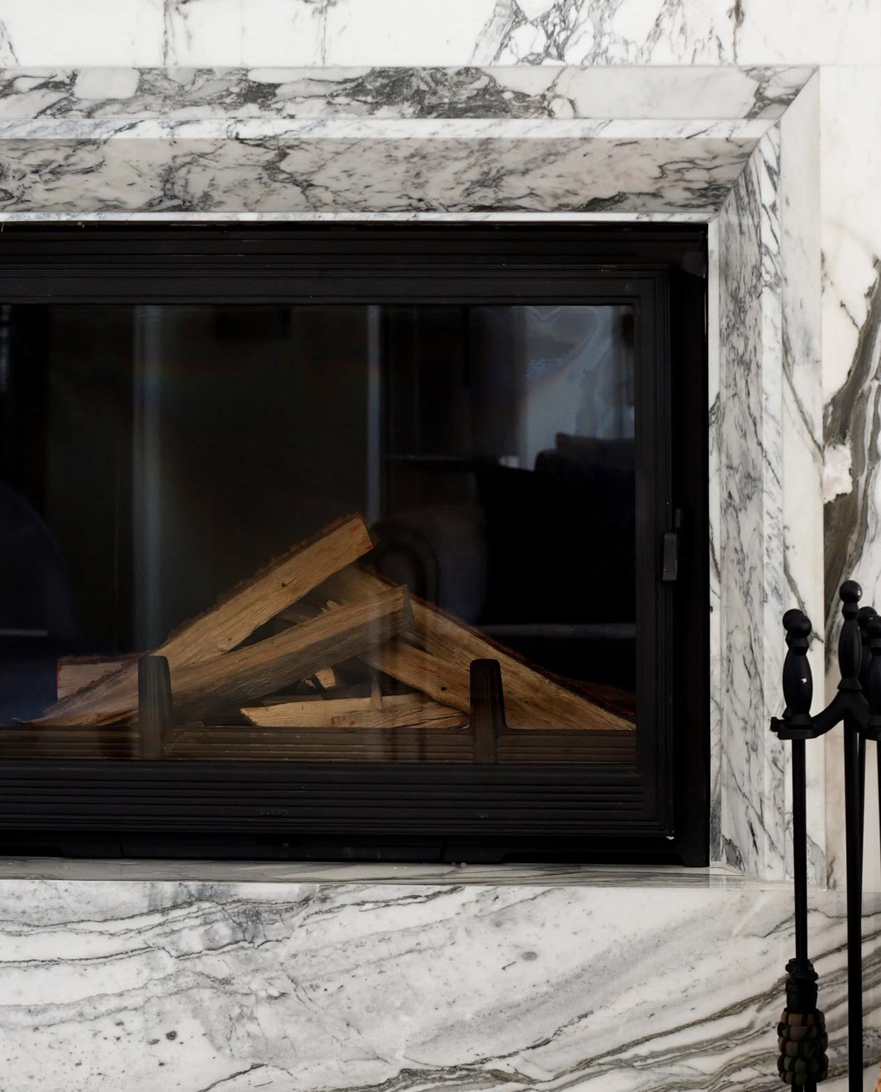 Our Custom Project For Interior Designer - Arabescato Corchia Marble – A Timeless Choice for Luxury Fireplaces