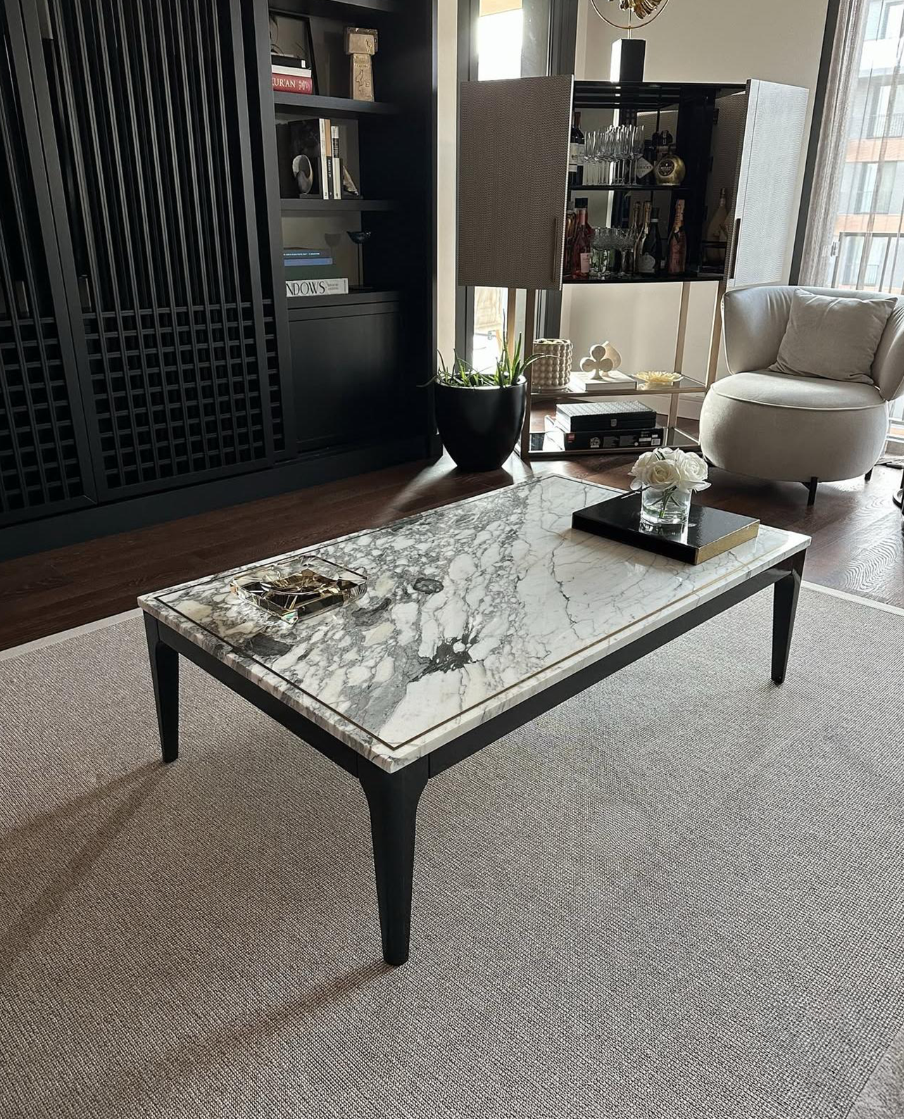 Our Custom Project For Interior Designer - Arabescato Corchia Marble – A Luxurious Choice for Custom Coffee Tables