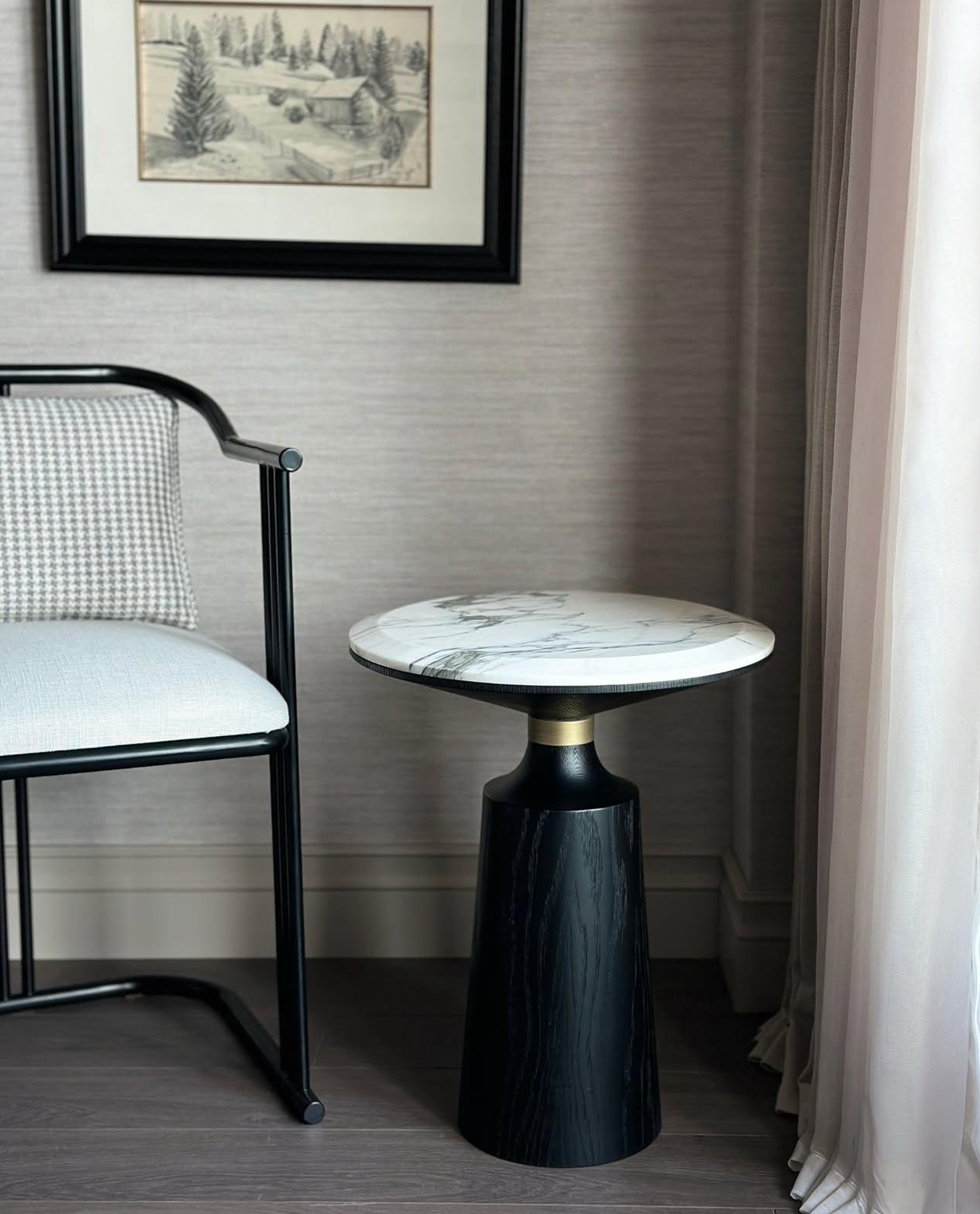 Our Custom Project For Interior Designer - Arabescato Corchia Marble – A Premium Choice for Custom Side Tables