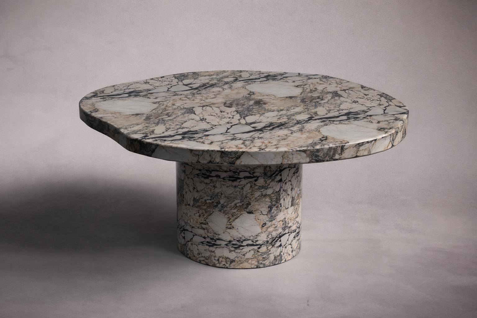 Viola Calacatta Viola Runder Marmor Couchtisch