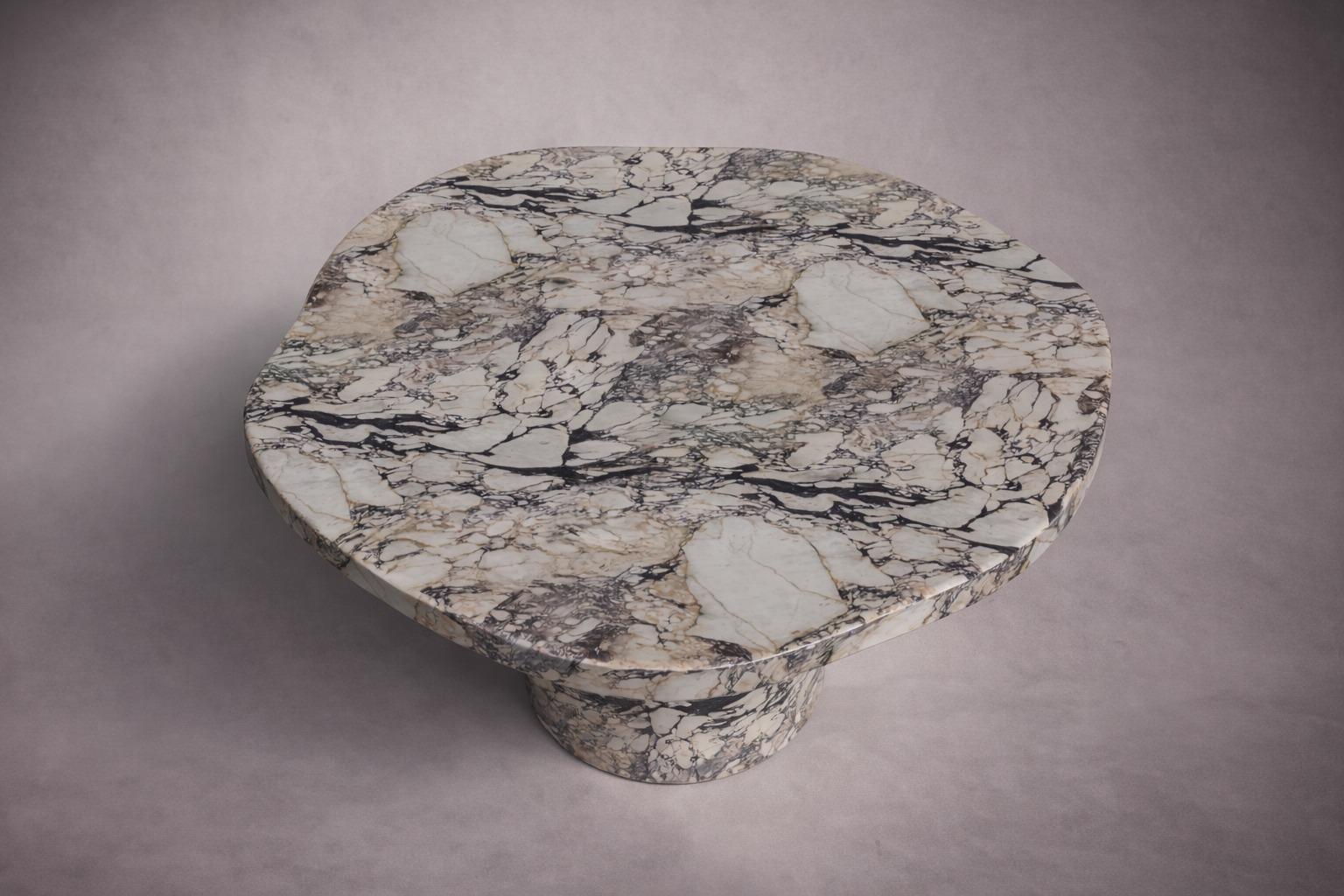 Viola Calacatta Viola Runder Marmor Couchtisch