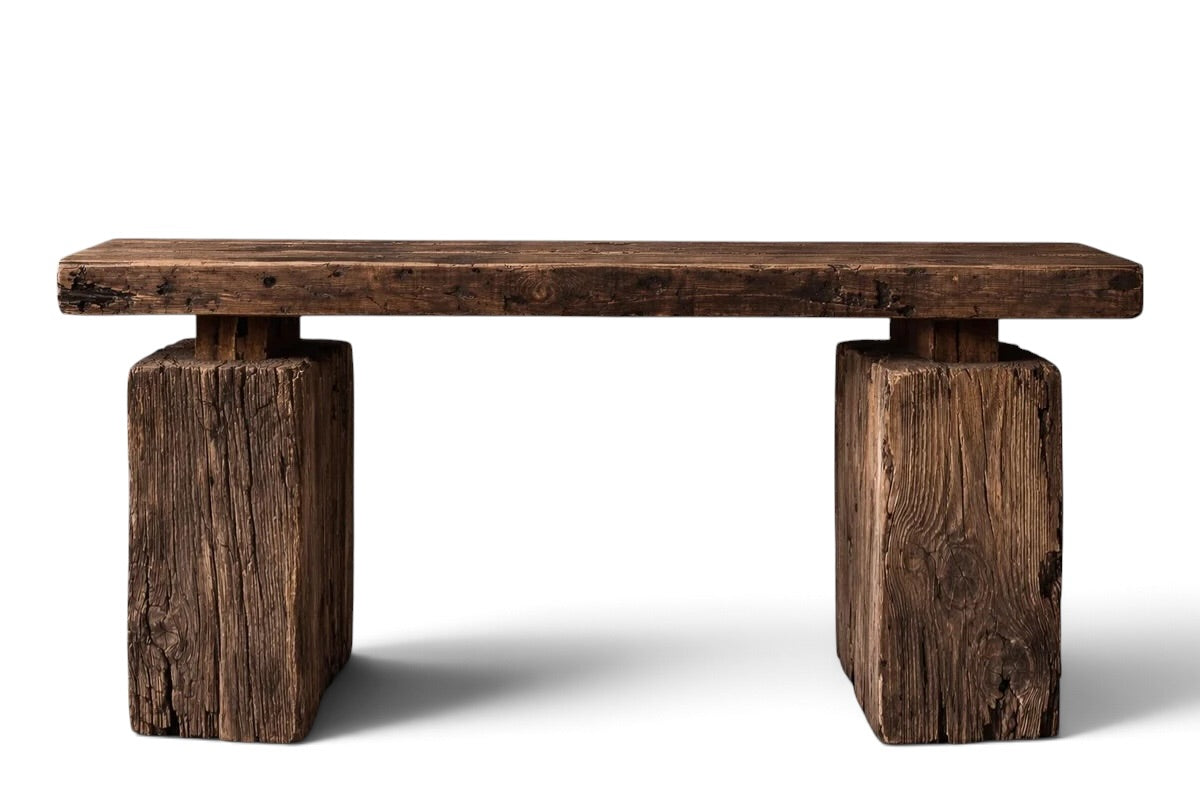 Rustic Narrow Console Table