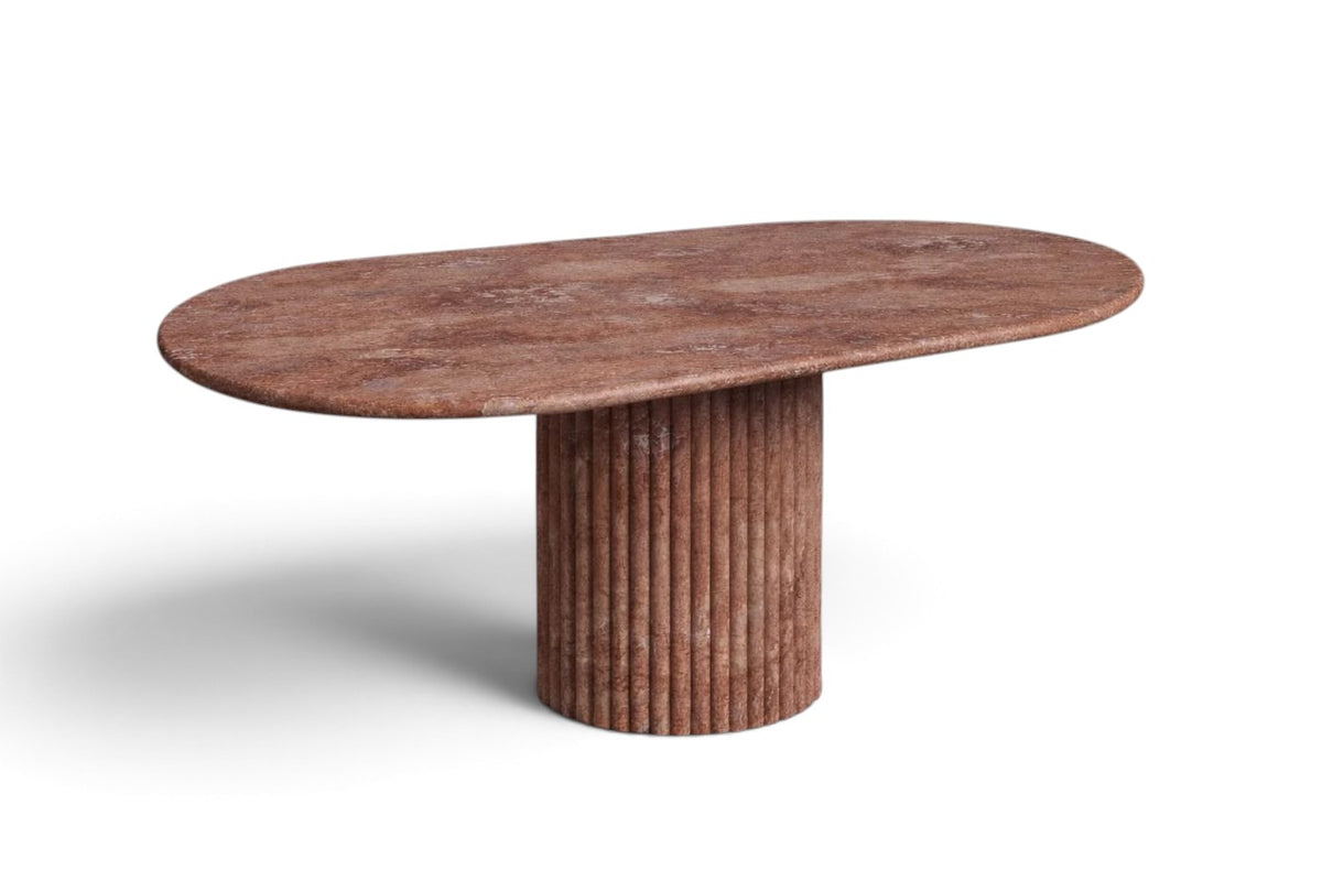 red marble dining table. oval red marble dining table. red marble table. large marble dining table. red marble living room table. red marble large dining table. custom marble dining table. custom marble table. solid red marble dining table.