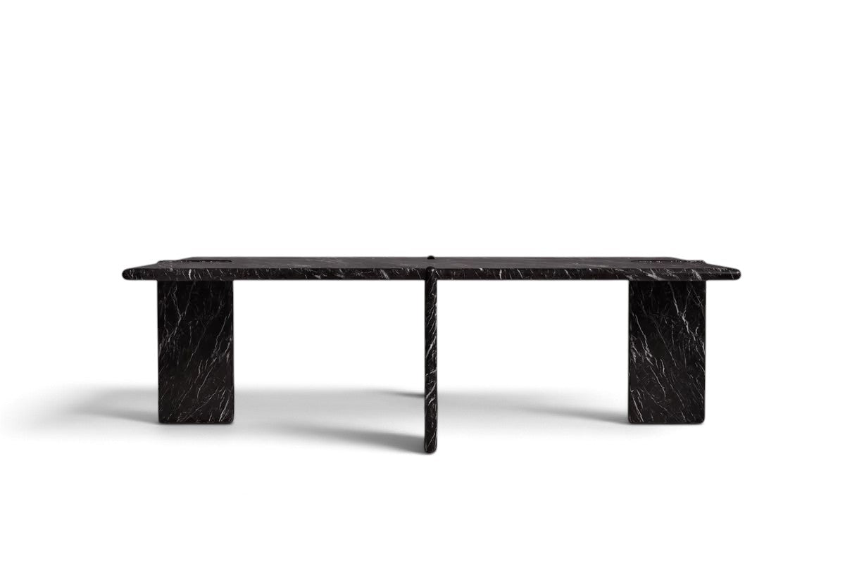 black marble coffee table. rectangular black marble coffee table. black marble center table. marble coffee table. marble center table. custom marble coffee table. custom marble center table.