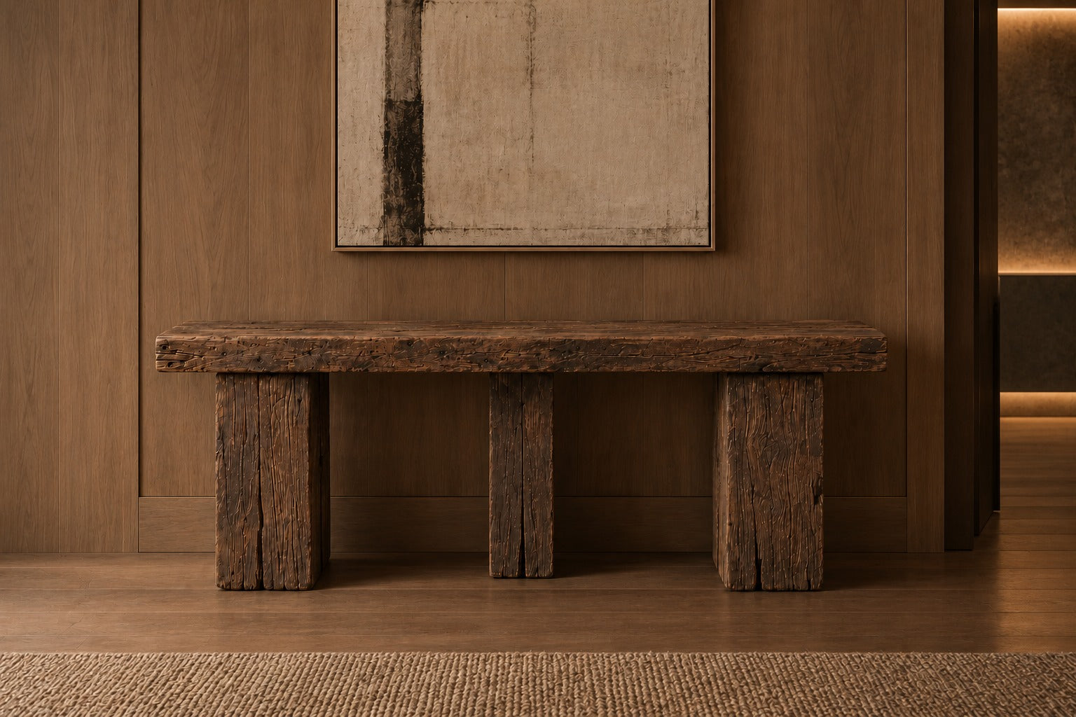 reclaimed wood console table. handmade reclaimed wood console table. custom reclaimed wood console table. solid reclaimed wood console table. rustic reclaimed wood console table. live edge reclaimed wood console table. narrow reclaimed wood console table. reclaimed wood entryway console table. reclaimed wood hallway console table. modern organic reclaimed wood console table.