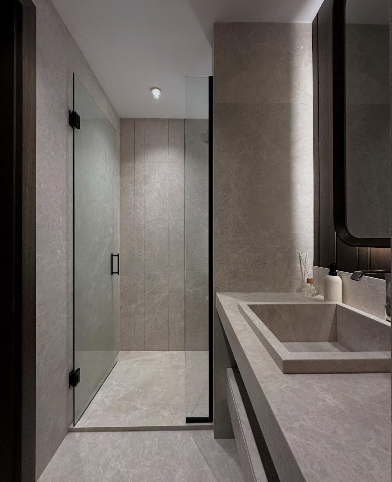 Our Custom Project For Interior Designer - Vizon Beige Marble – A Luxurious Choice for High-End Bathroom Design