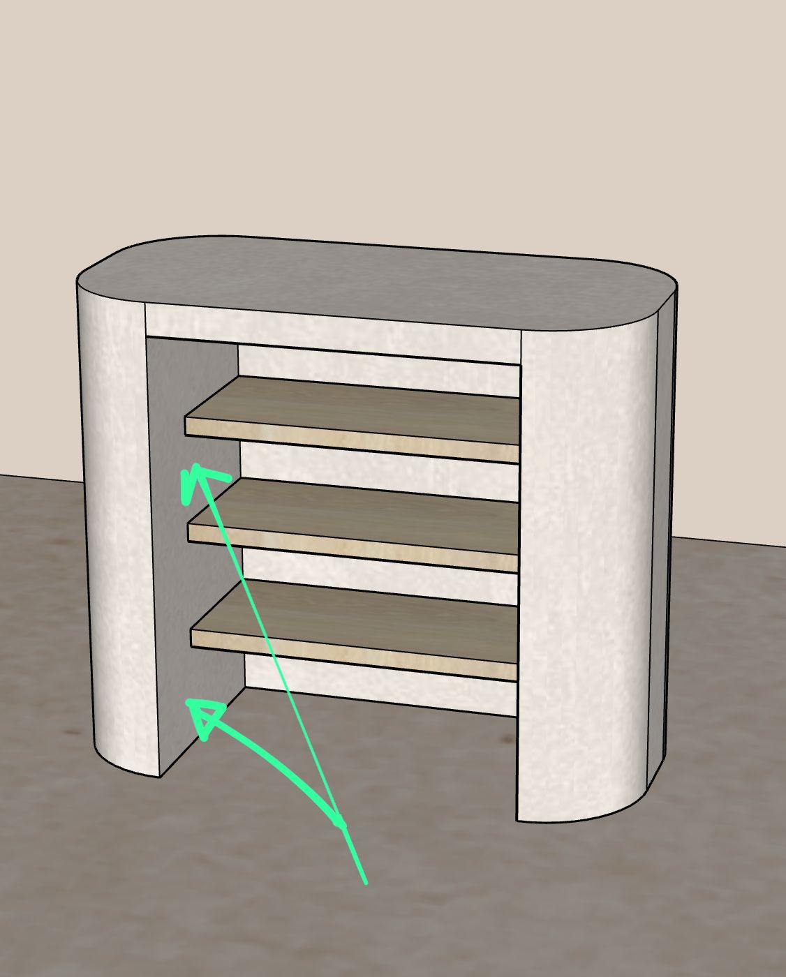 Custom Reception Desk for Zach