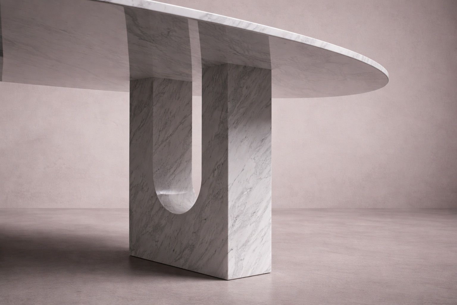 Sinai Volakas Marble Oval Dining Table