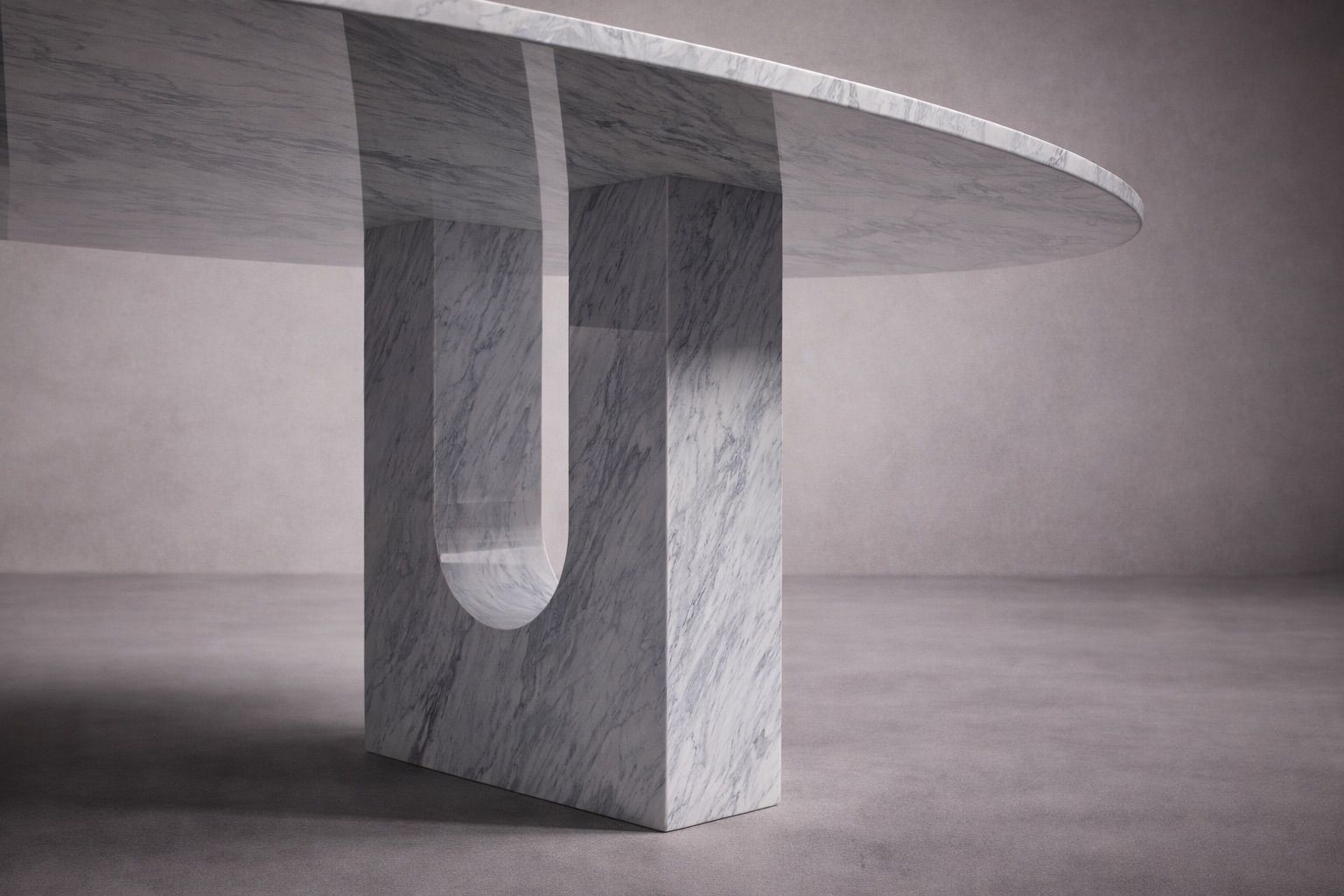 Sinai Volakas Marble Oval Dining Table