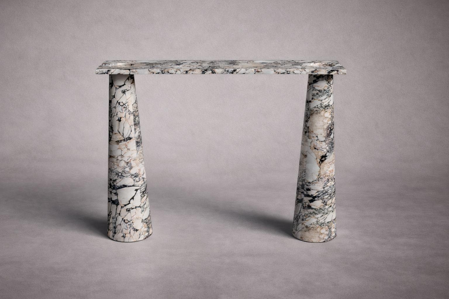 Flamant Calacatta Viola Marble Console Table