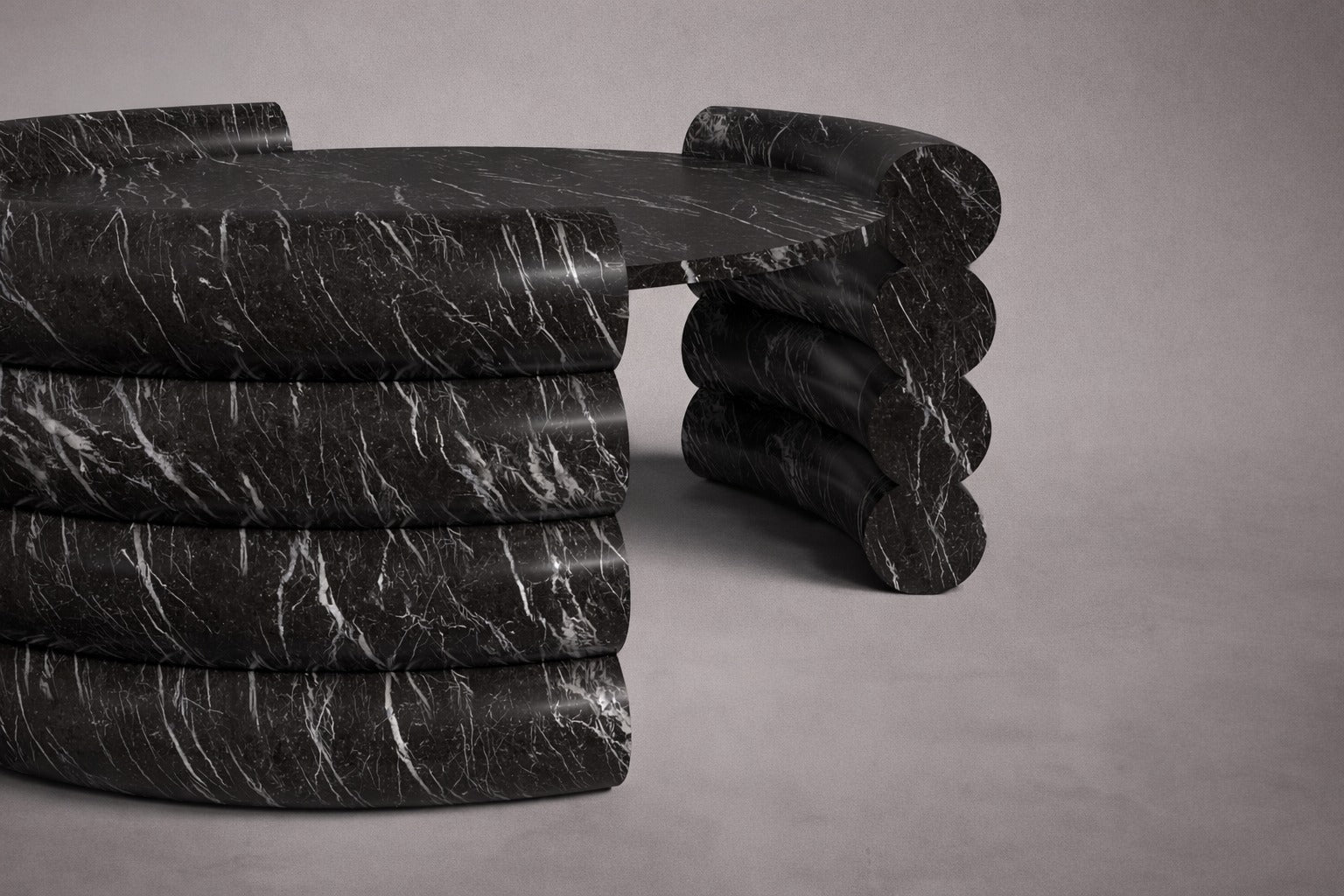 black marble coffee table. round black marble coffee table. marble coffee table. black marble center table. round black marble center table.