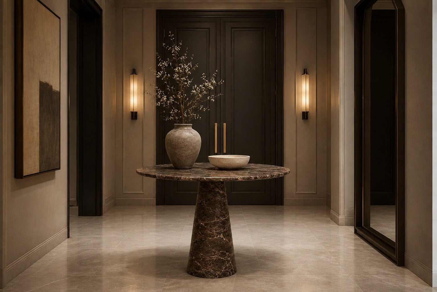 brown marble dining table. brown round marble dining table. round marble table. brown marble table. custom round marble dining table. custom marble table. round marble dining table. round marble living room table. custom marble dining table. white marble entry table. round brown marble entry table.