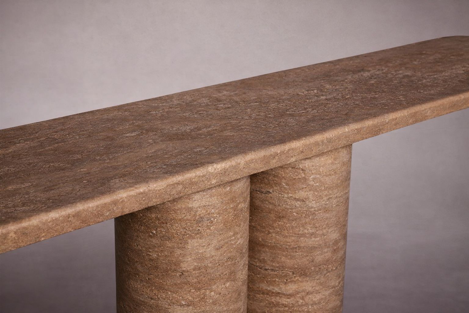 noche travertine console table. travertine console table. noche travertine hall table. noche travertine entry table. noche travertine entryway table. noche travertine hallway console table. noche travertine entry console. custom travertine console table.