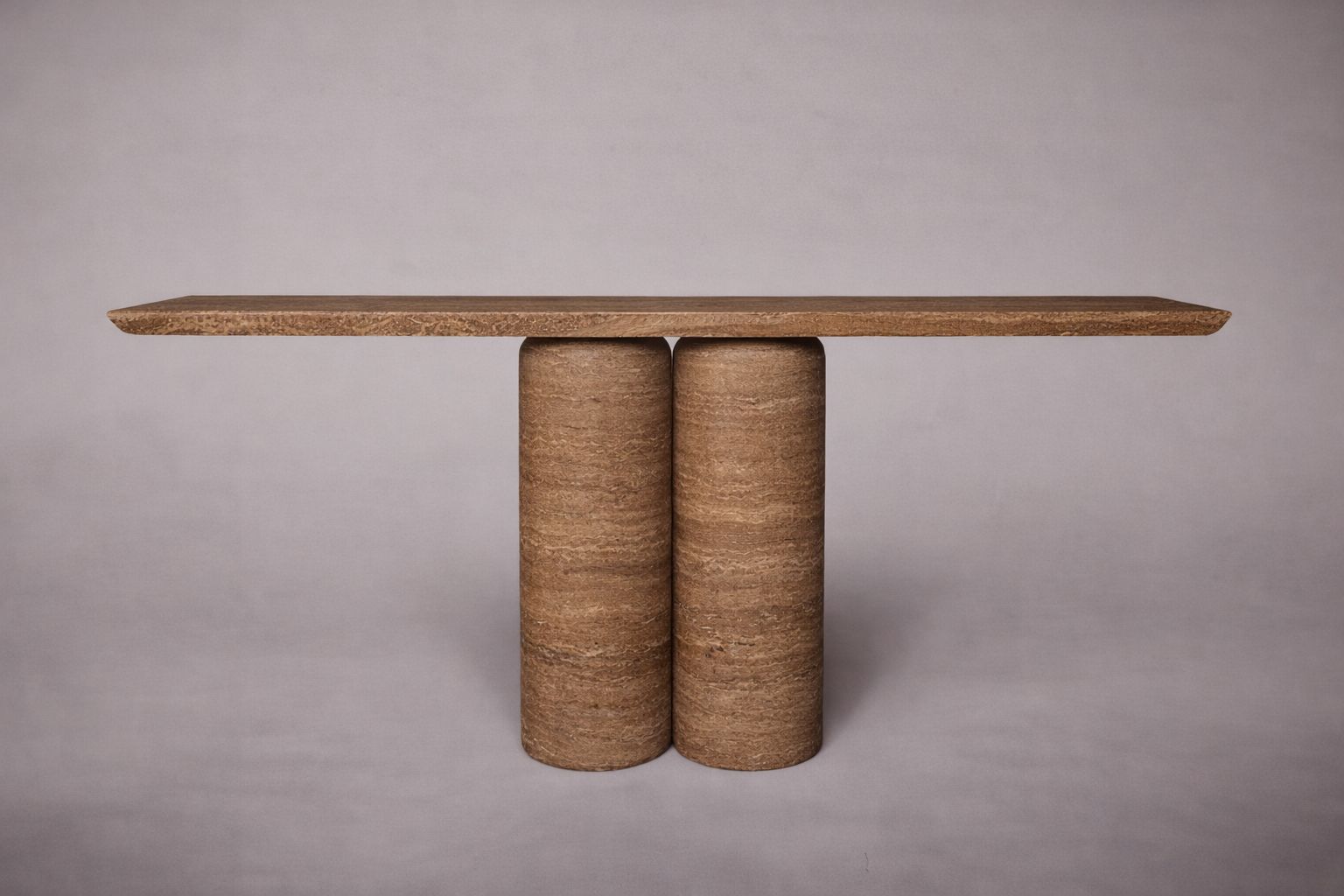 noche travertine console table. travertine console table. noche travertine hall table. noche travertine entry table. noche travertine entryway table. noche travertine hallway console table. noche travertine entry console. custom travertine console table.