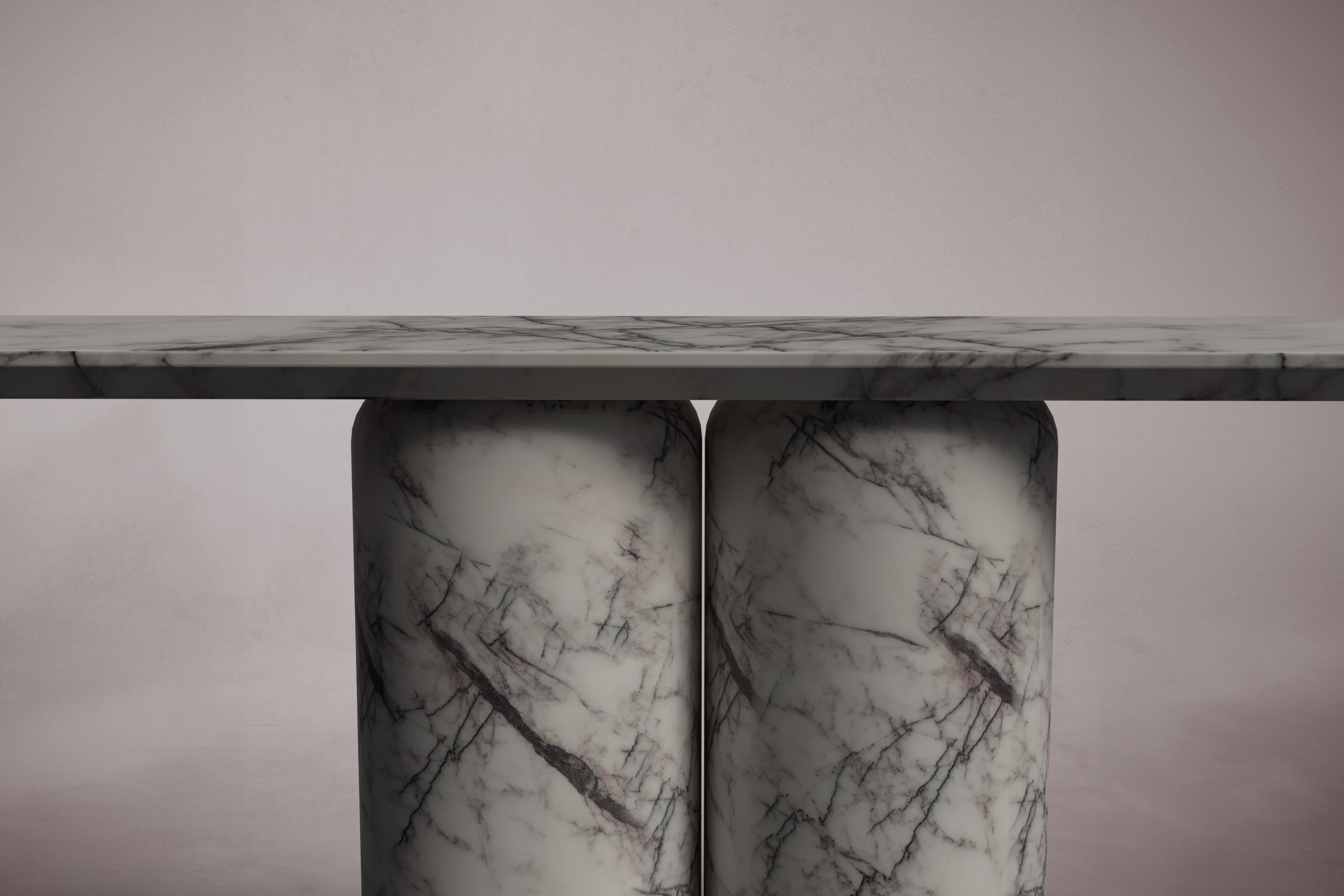 Bullet Lilac Marmor Konsolentisch