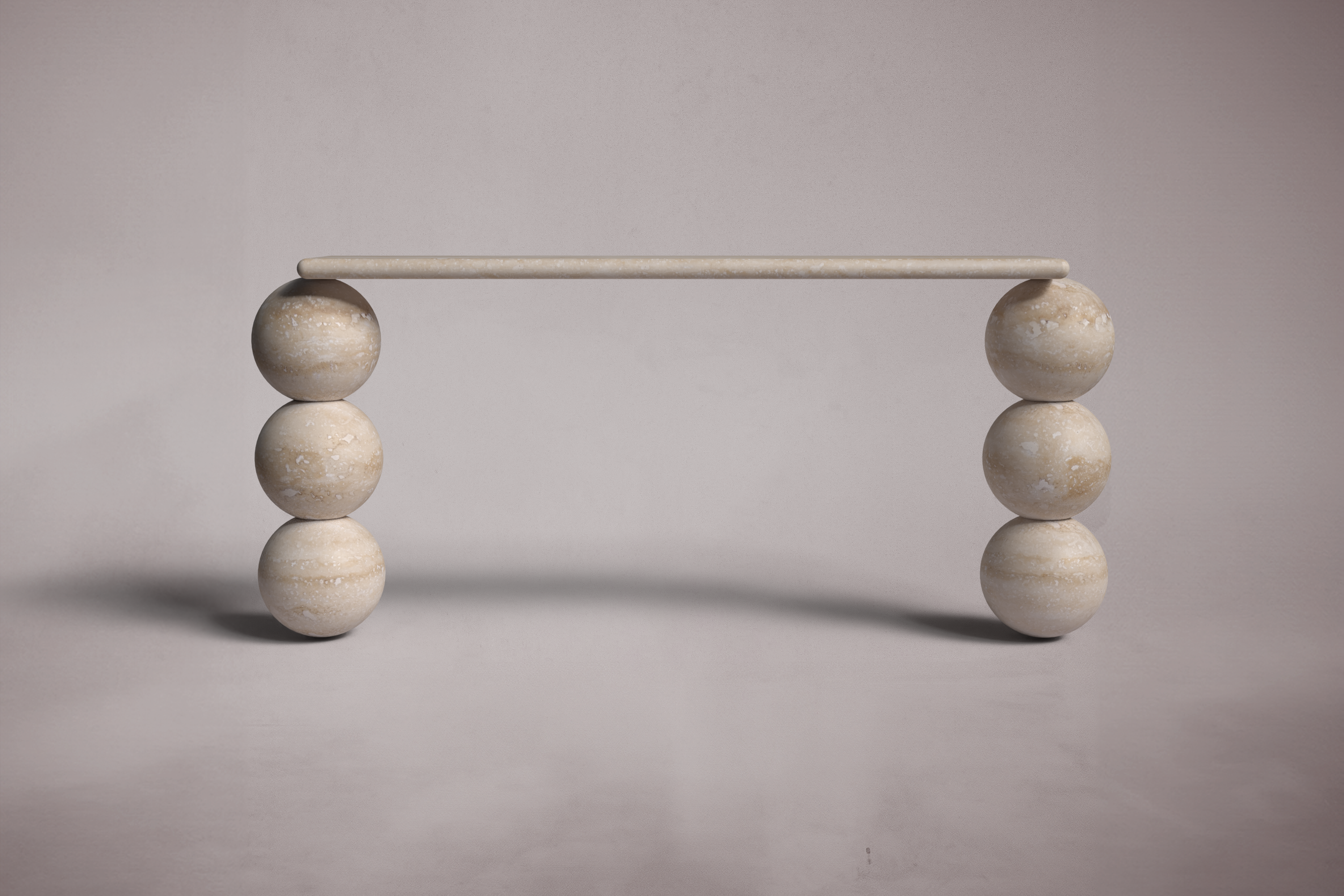 Olly Travertine Console Table