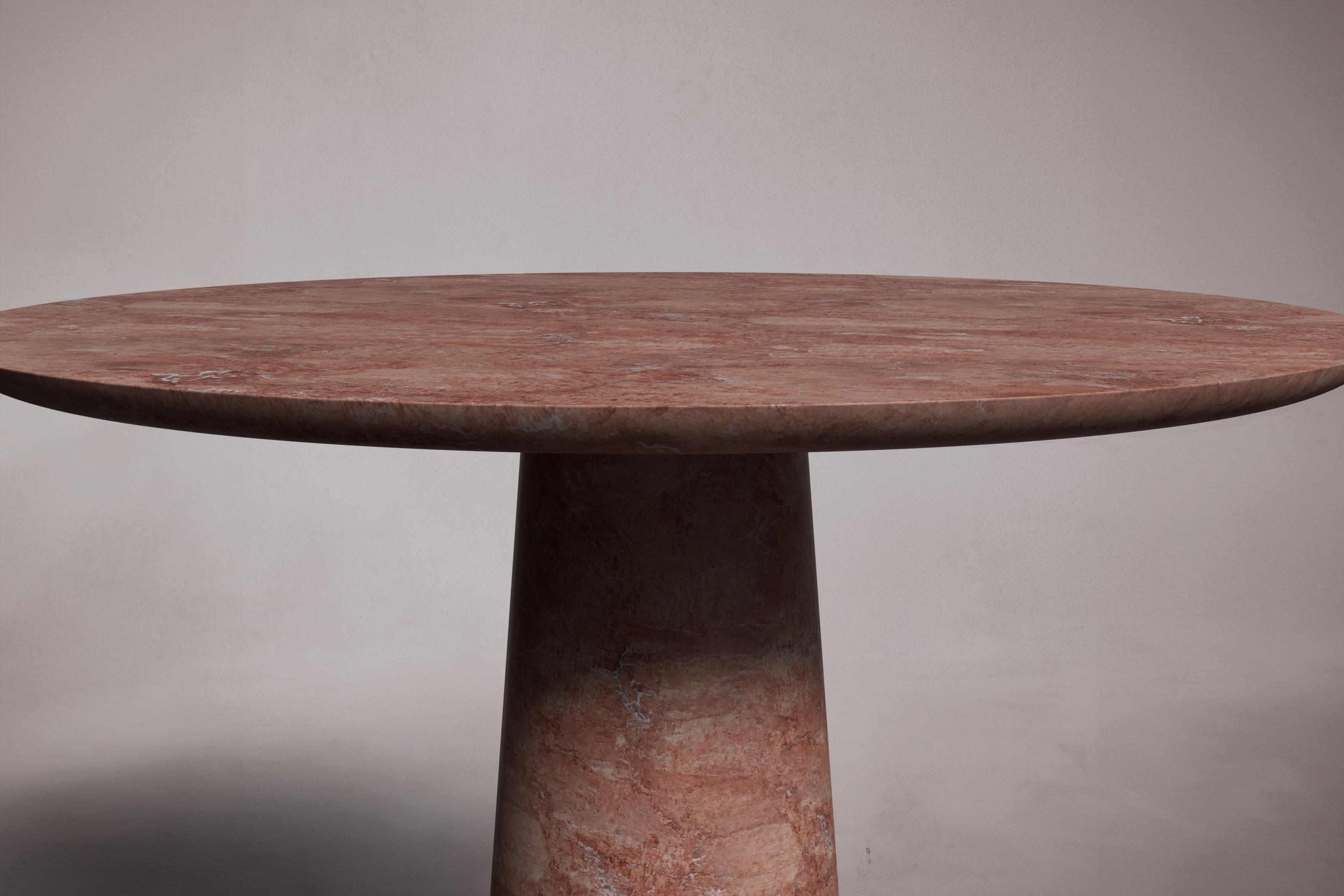 Essence Red Travertine Round Table