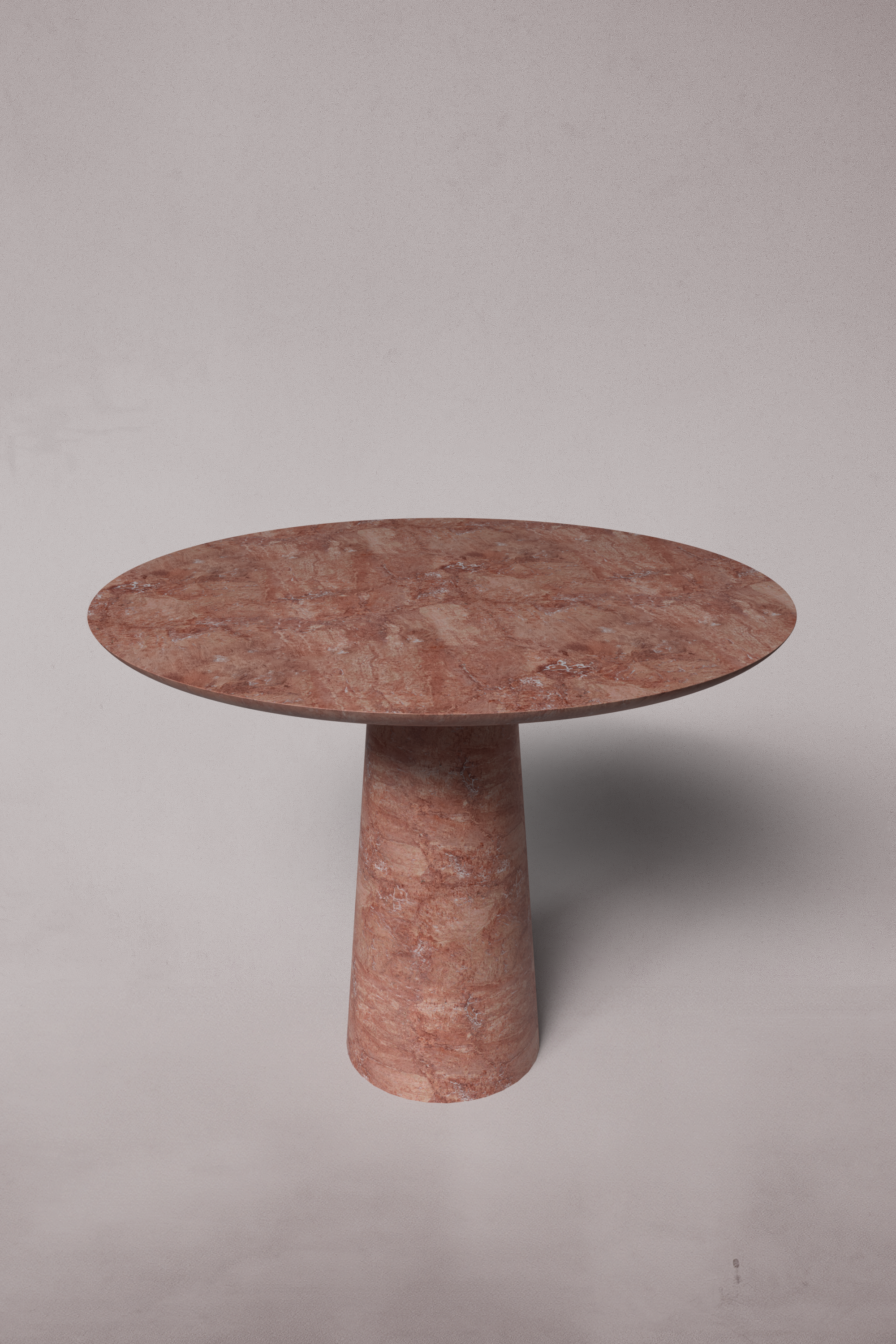 Essence Red Travertine Round Table