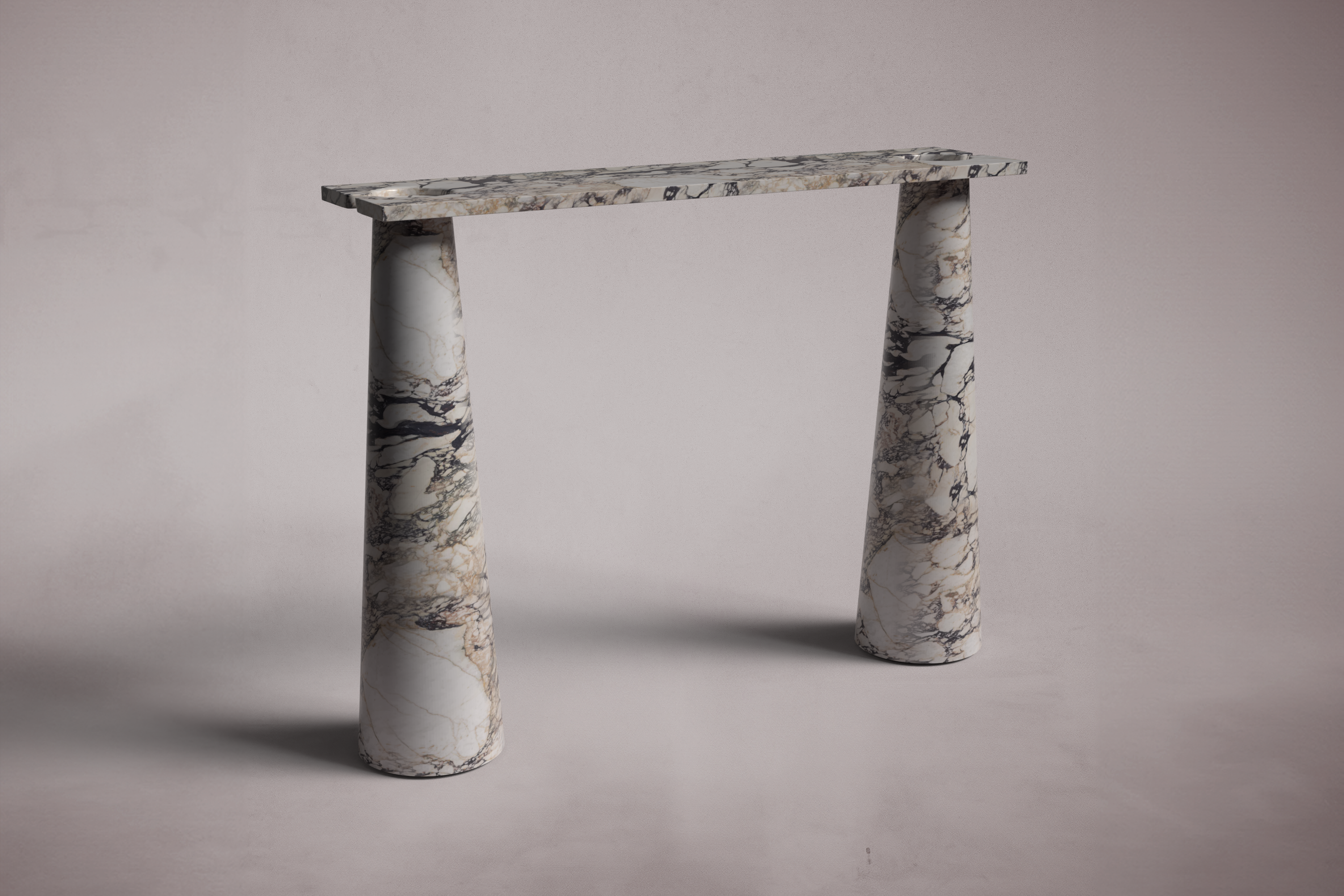 Flamant Travertine Console Table