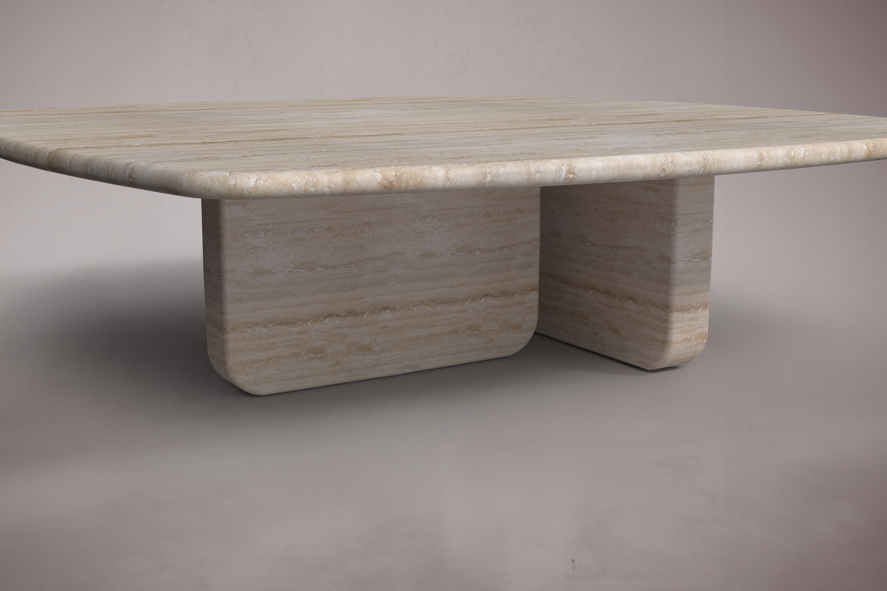 Liya Travertine Coffee Table