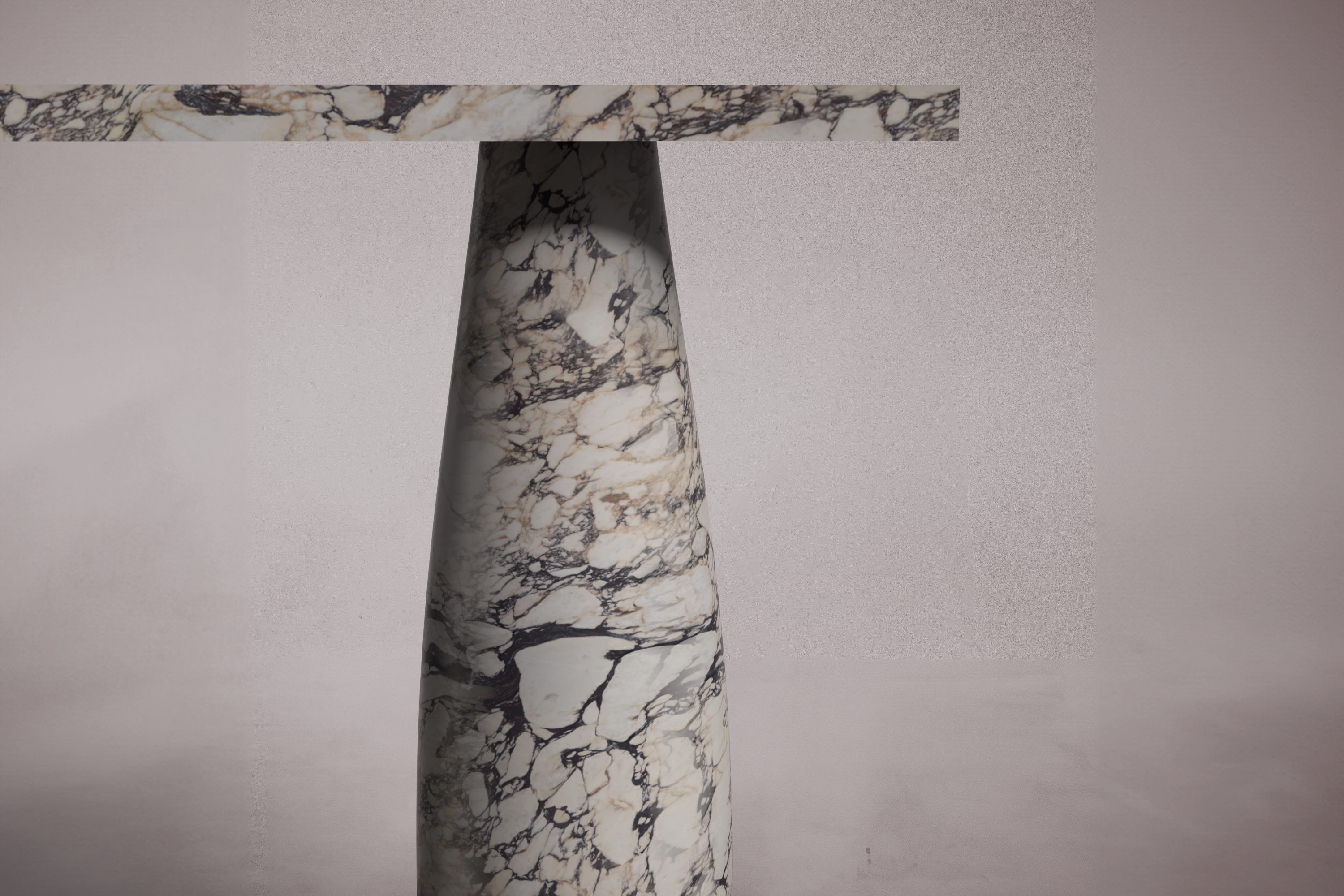 Gamme Calacatta Viola Marble Console Table