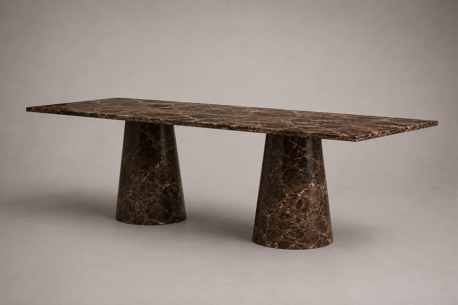 brown marble dining table. rectangular brown marble dining table. brown marble table. brown marble living room table. marble dining table. custom brown marble dining table. custom marble dining table.