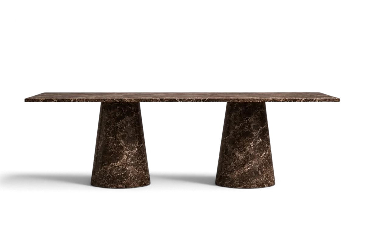 brown marble dining table. rectangular brown marble dining table. brown marble table. brown marble living room table. marble dining table. custom brown marble dining table. custom marble dining table.