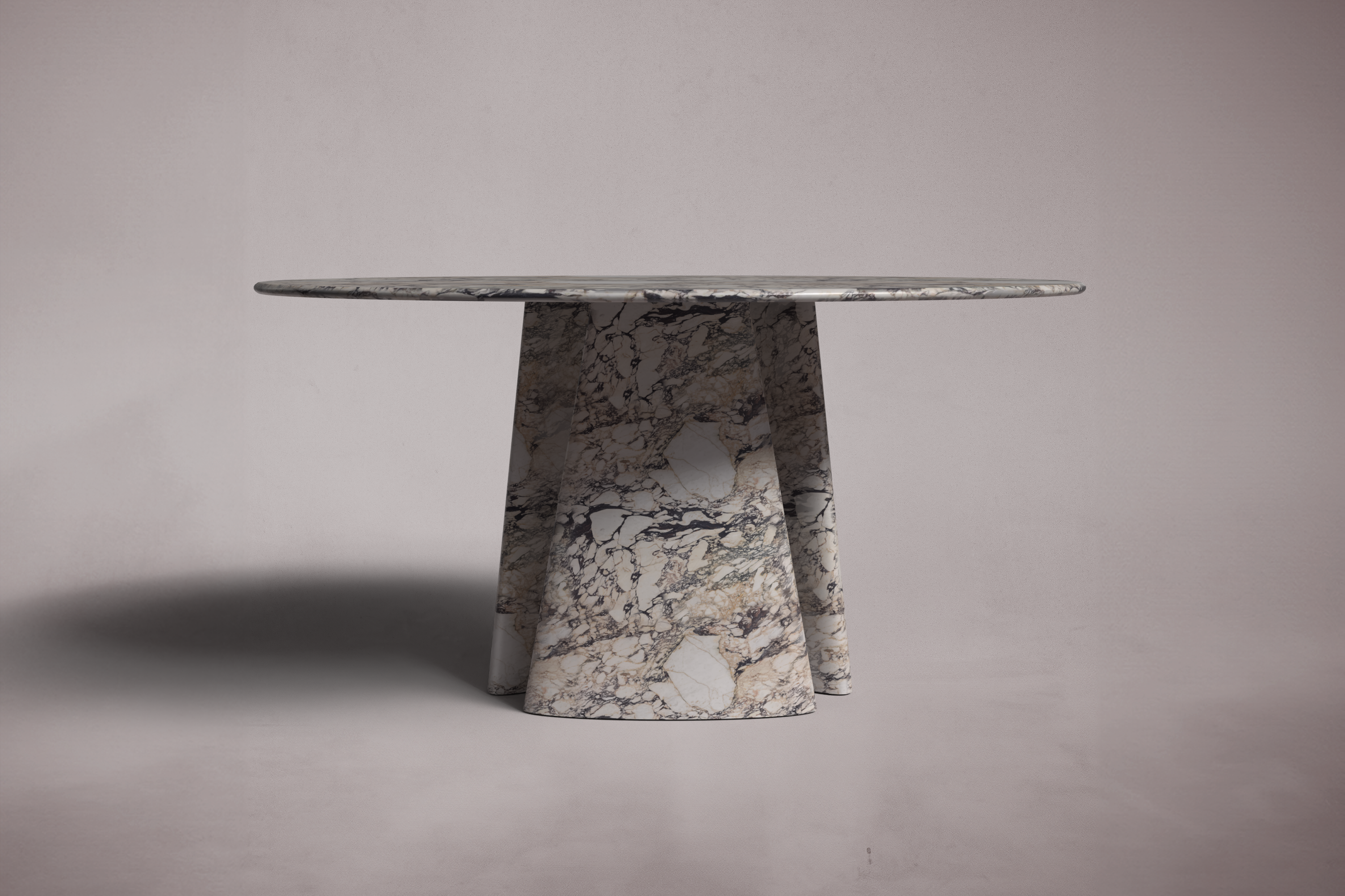 Guasha Calacatta Viola Marble Round Table