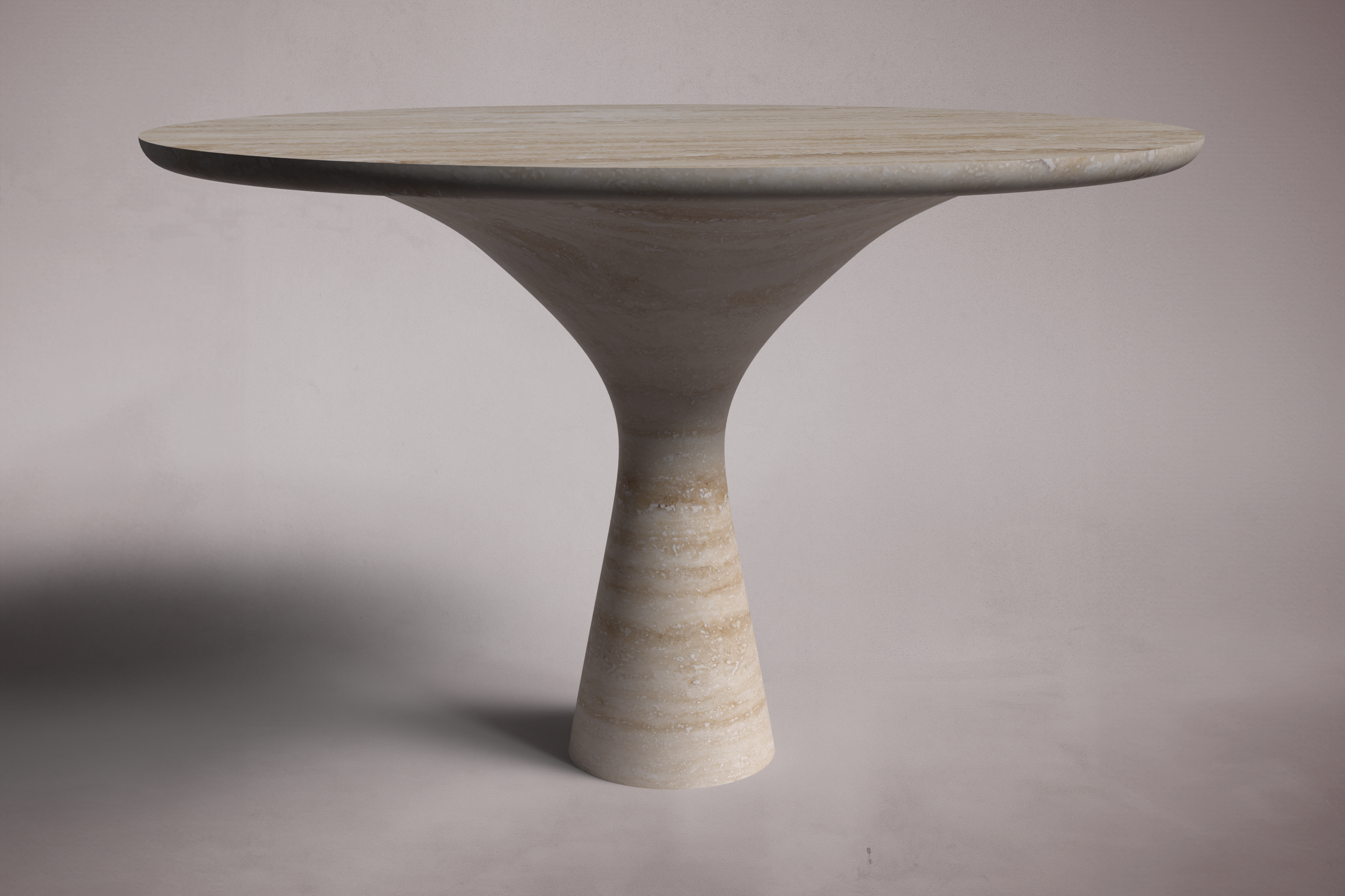 Jasmine Travertine Round Table