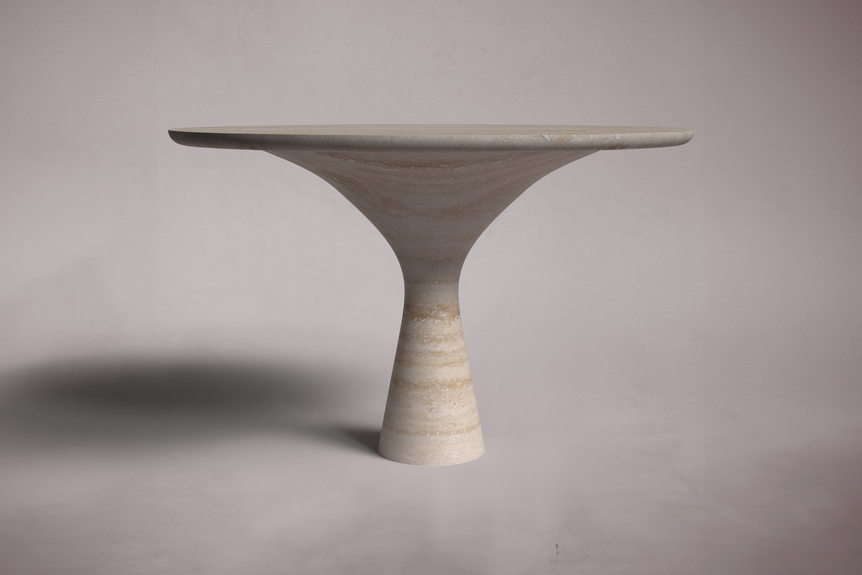 Jasmine Travertine Round Table