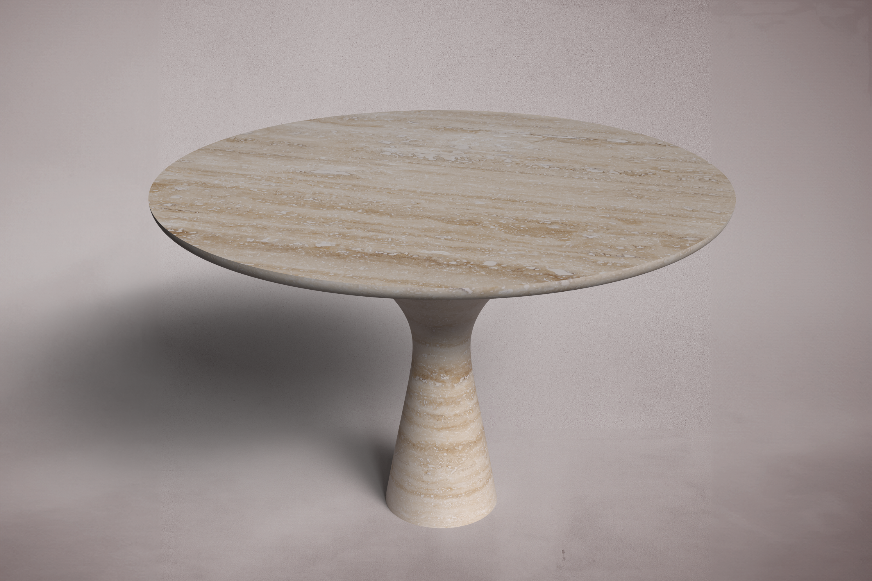 Jasmine Travertine Round Table