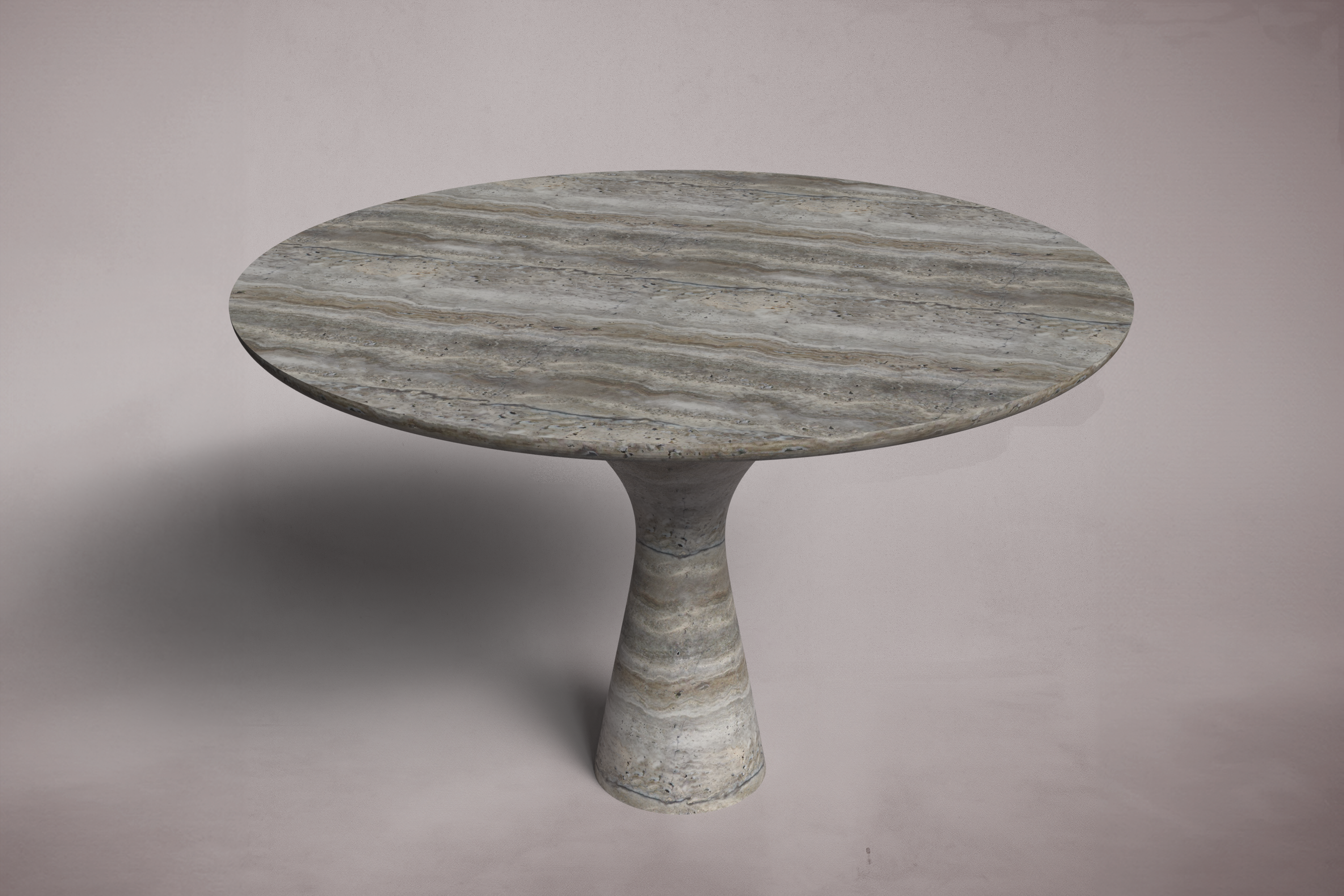 Jasmine Travertine Round Table
