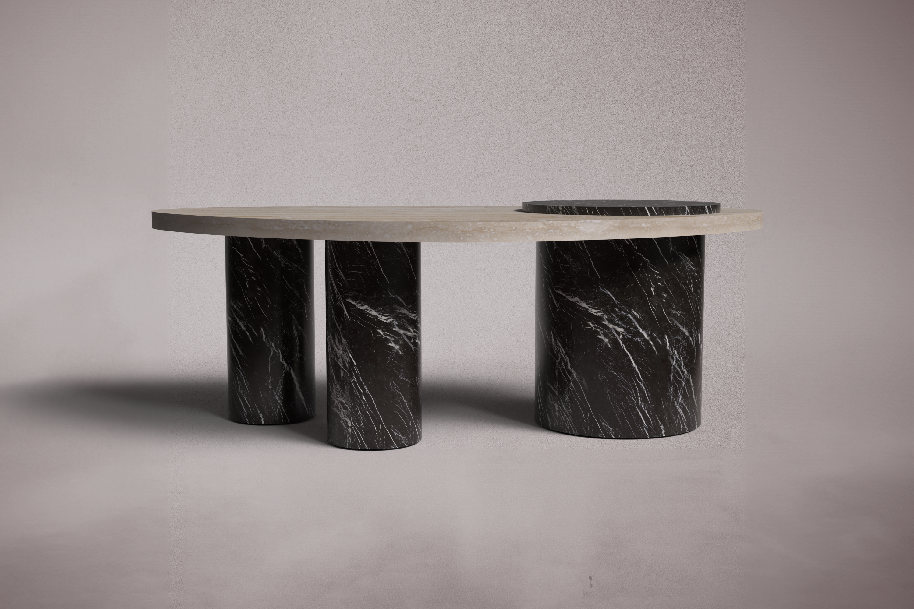 Krita Rosso Levanto Red Marble Coffee Table