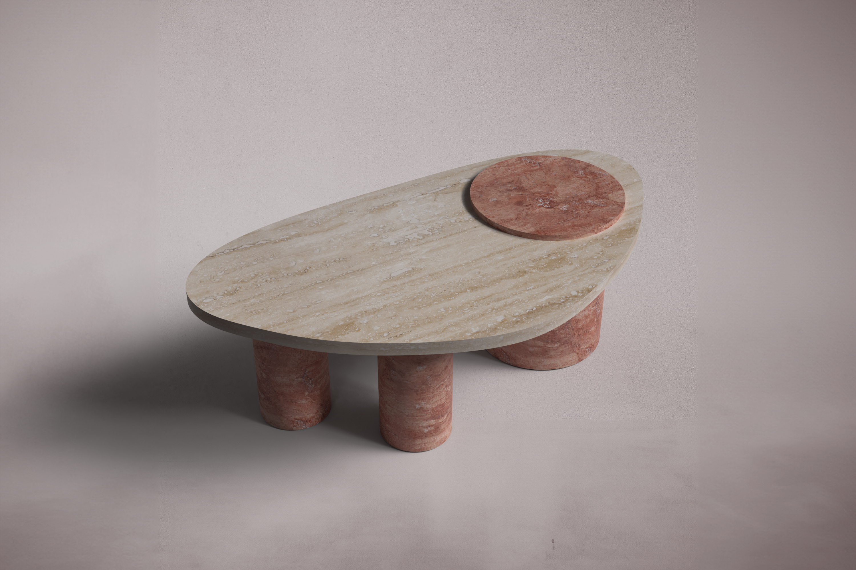 Krita Travertine Coffee Table