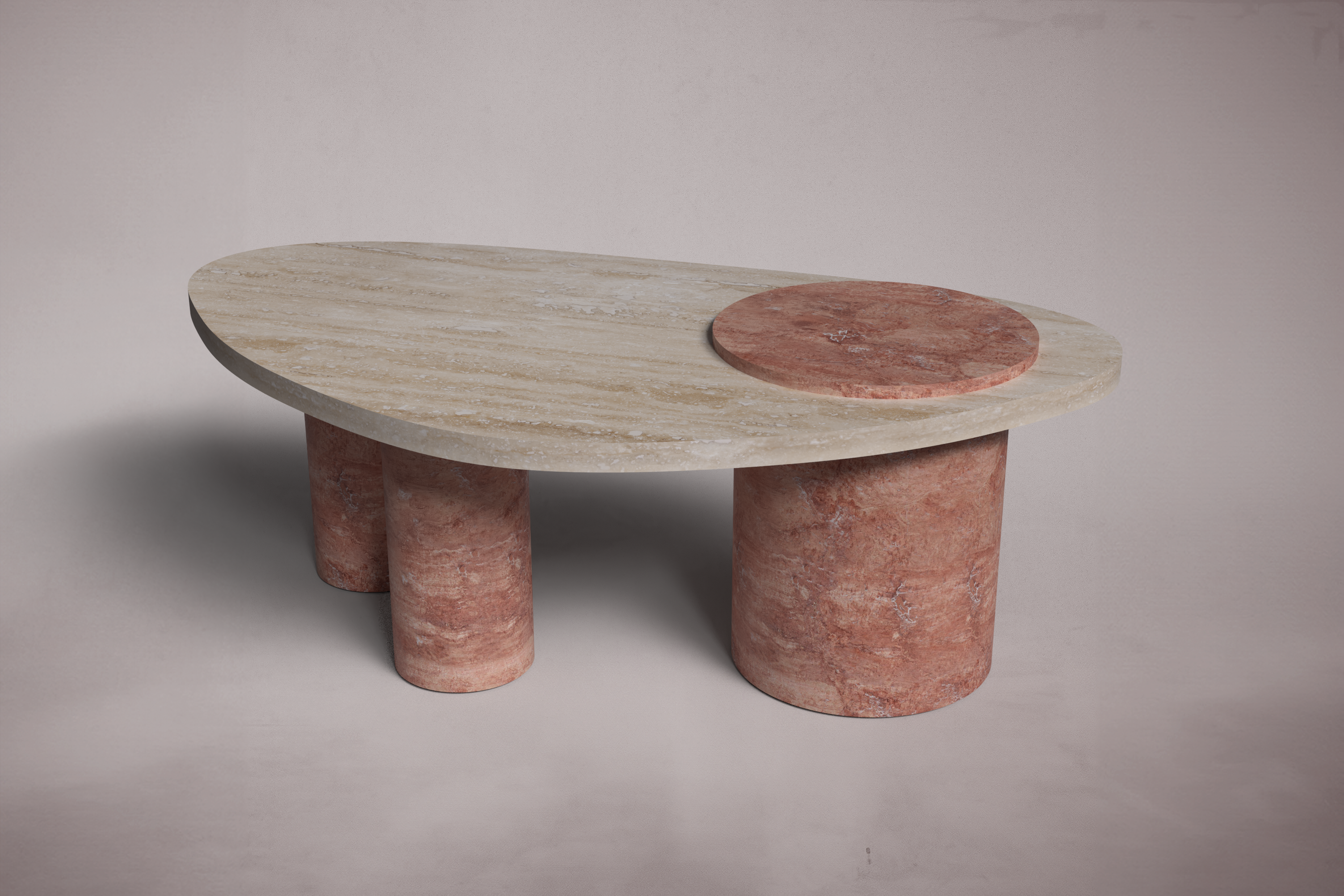 Krita Travertine Coffee Table