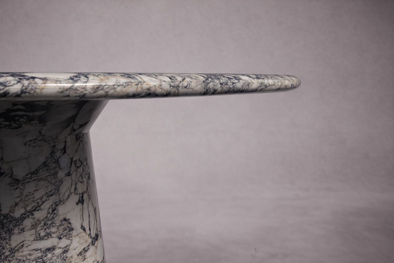 Le Cou Calacatta Viola Marmor Runder Tisch