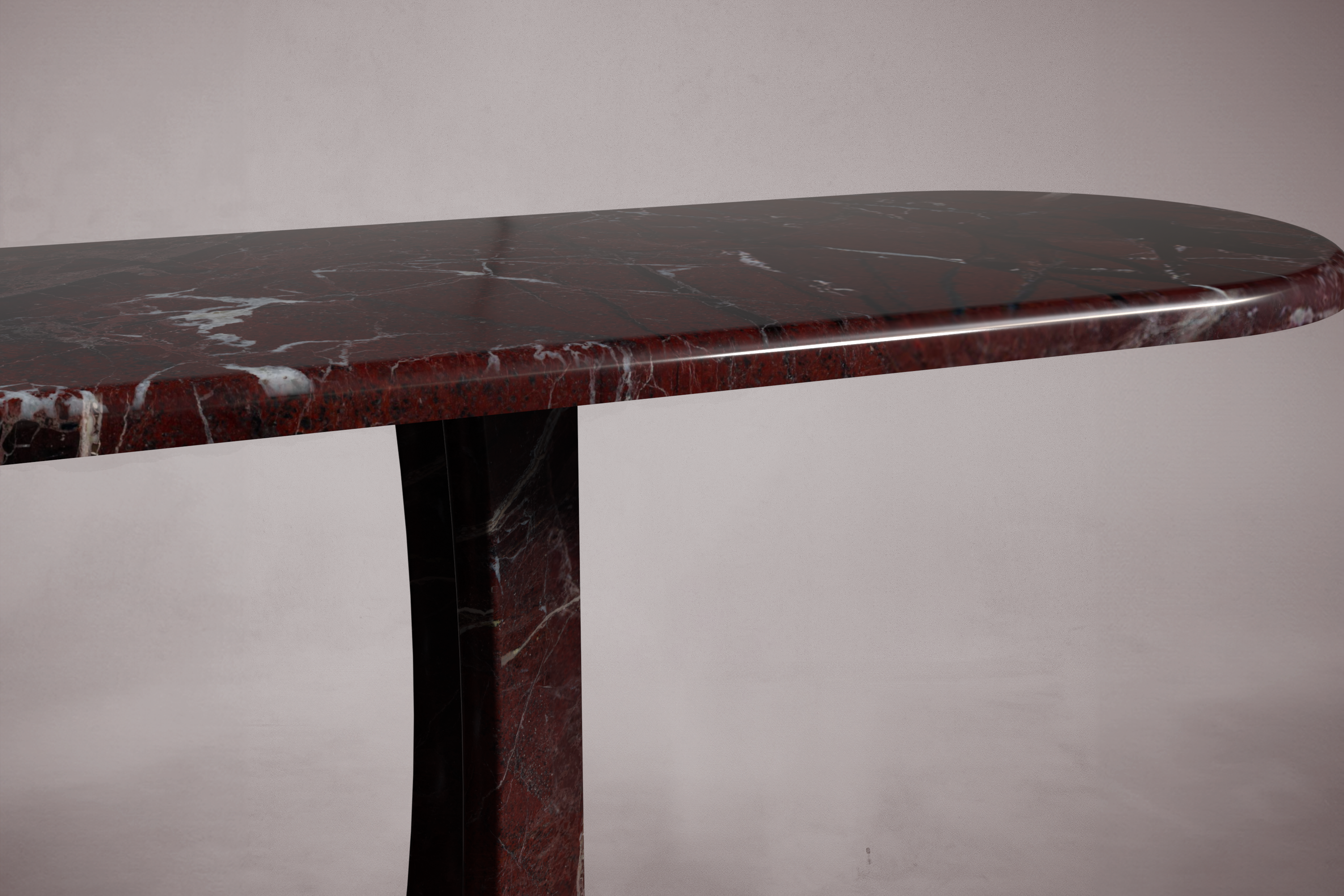 Manchot Rosso Levanto Marmor Konsolentisch