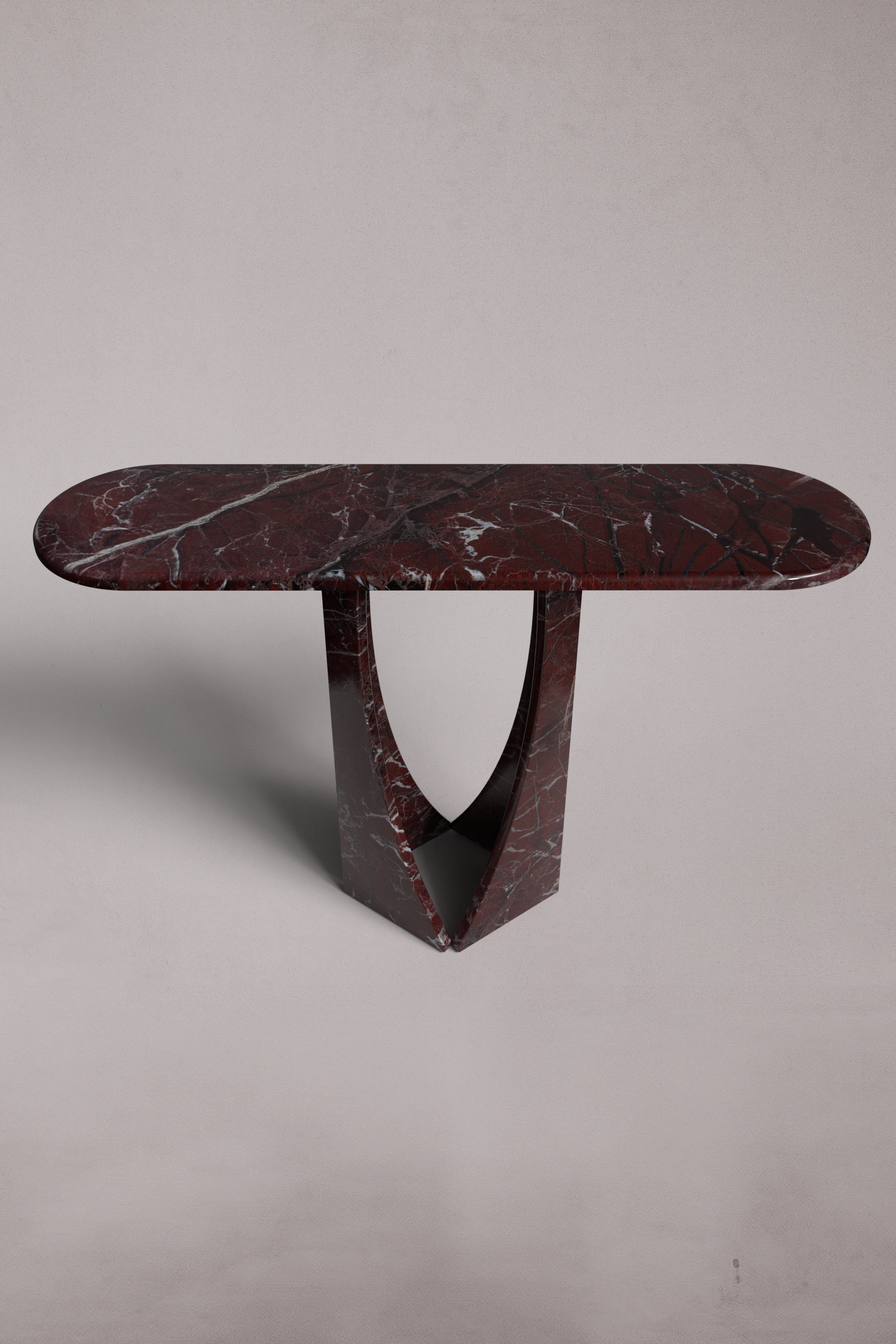 Manchot Lilac Marble Console Table