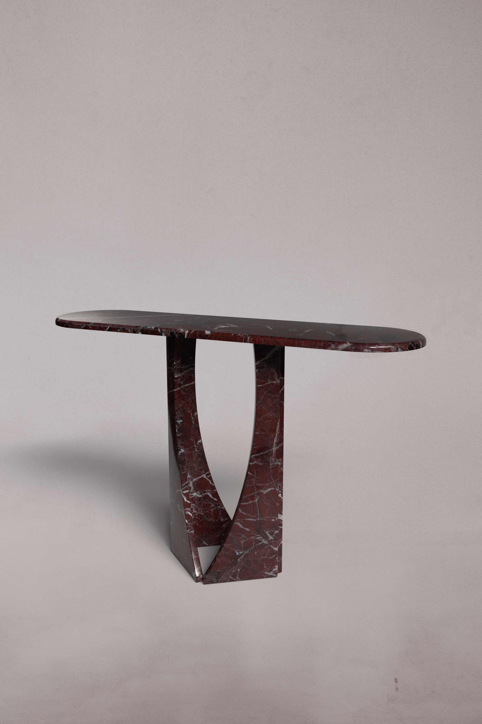 Manchot Rosso Levanto Marmor Konsolentisch