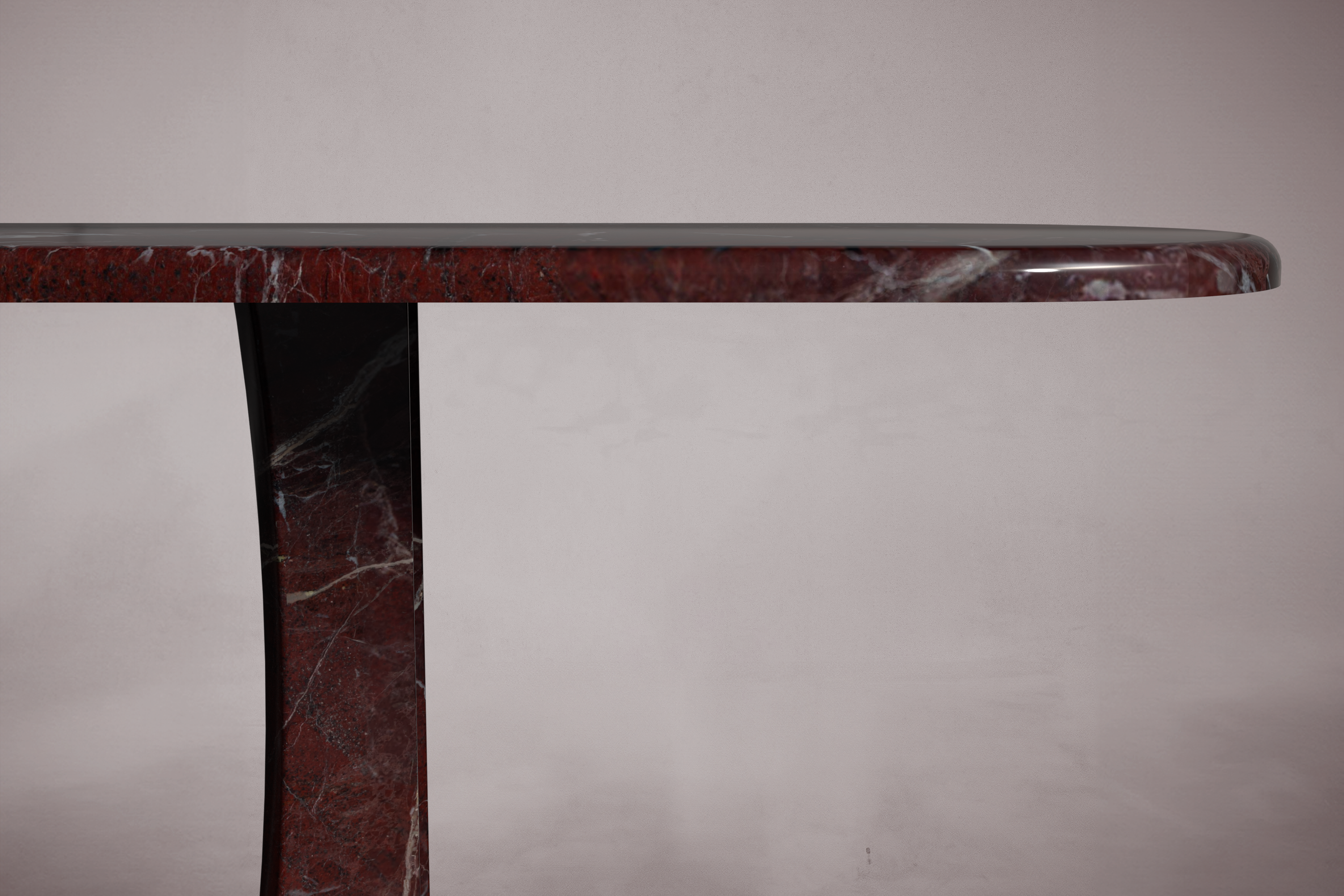 Manchot Rosso Levanto Marmor Konsolentisch