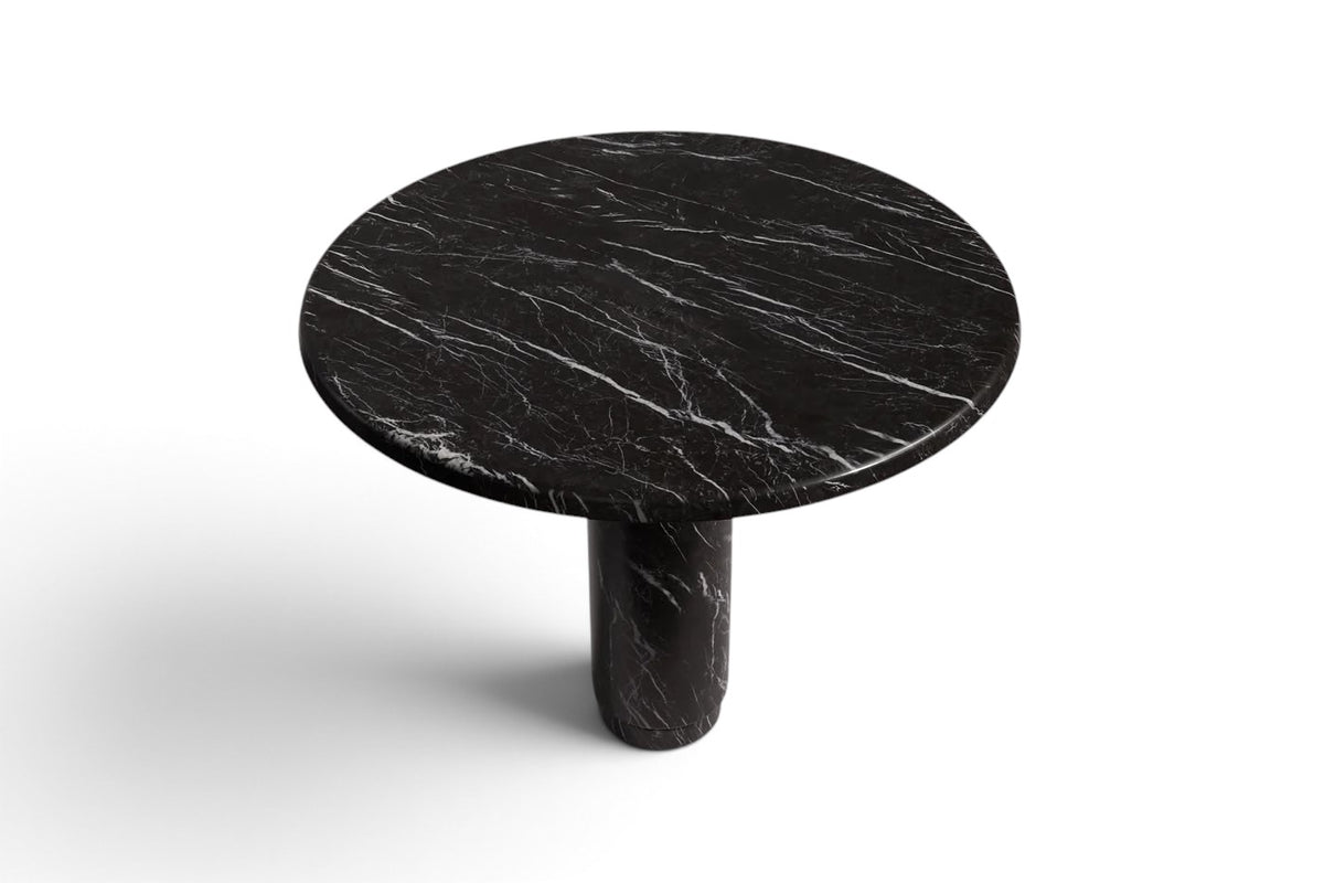 black marble dining table. black marble round dining table. round marble dining table. black marble table. black marble living room table. black marble entryway table. black marble entry table. round black marble entry table.