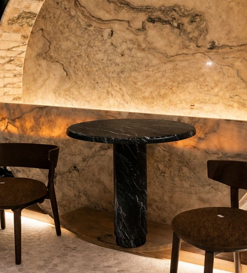 black marble dining table. black marble round dining table. round marble dining table. black marble table. black marble living room table. black marble entryway table. black marble entry table. round black marble entry table.